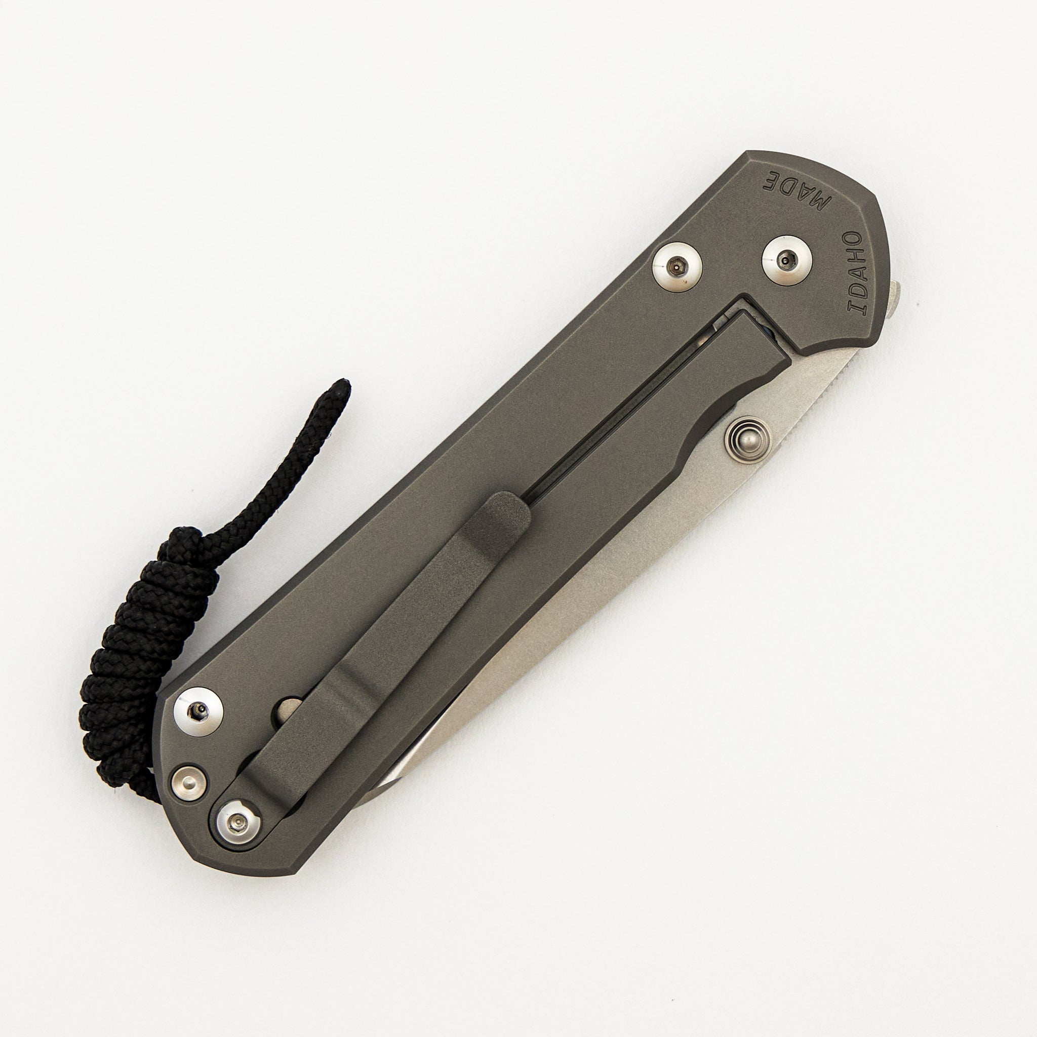 Large Sebenza 31 - Insingo CPM MagnaCut Blade - Glass Blasted - Silver Double Lugs