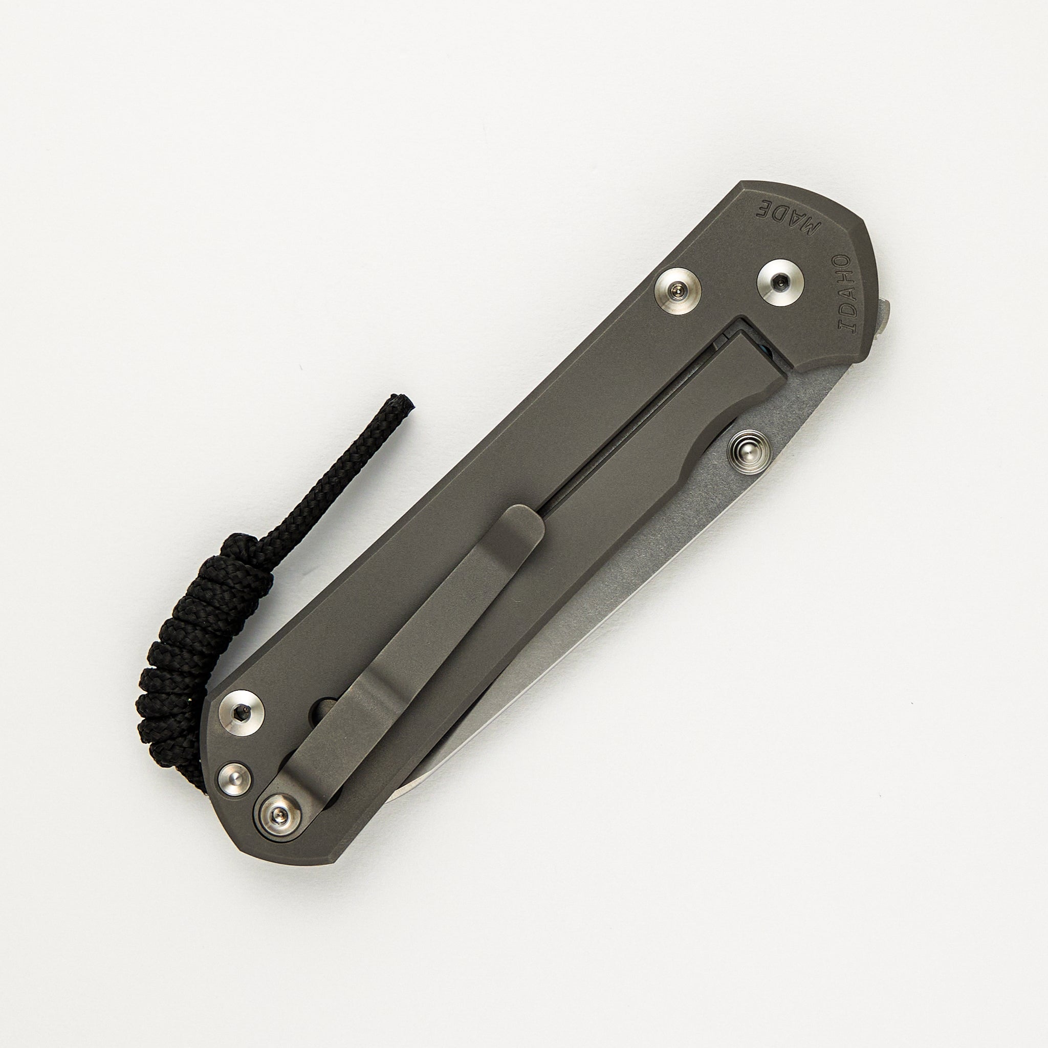 Large Sebenza 31 - Insingo CPM MagnaCut Blade - Glass Blasted - Silver Double Lugs