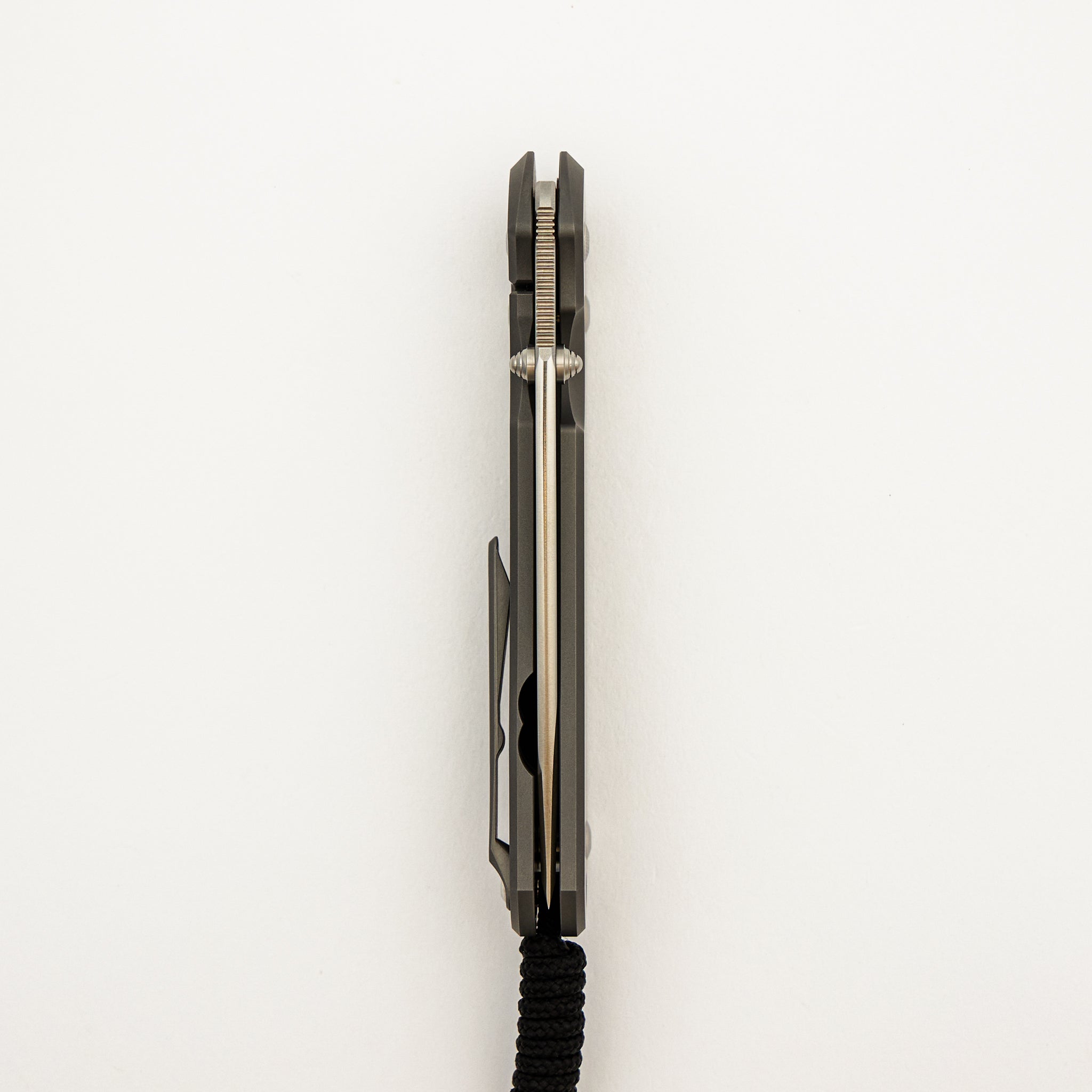 Large Sebenza 31 - Tanto CPM MagnaCut Blade - Glass Blasted - MIM Clip - Silver Double Lugs