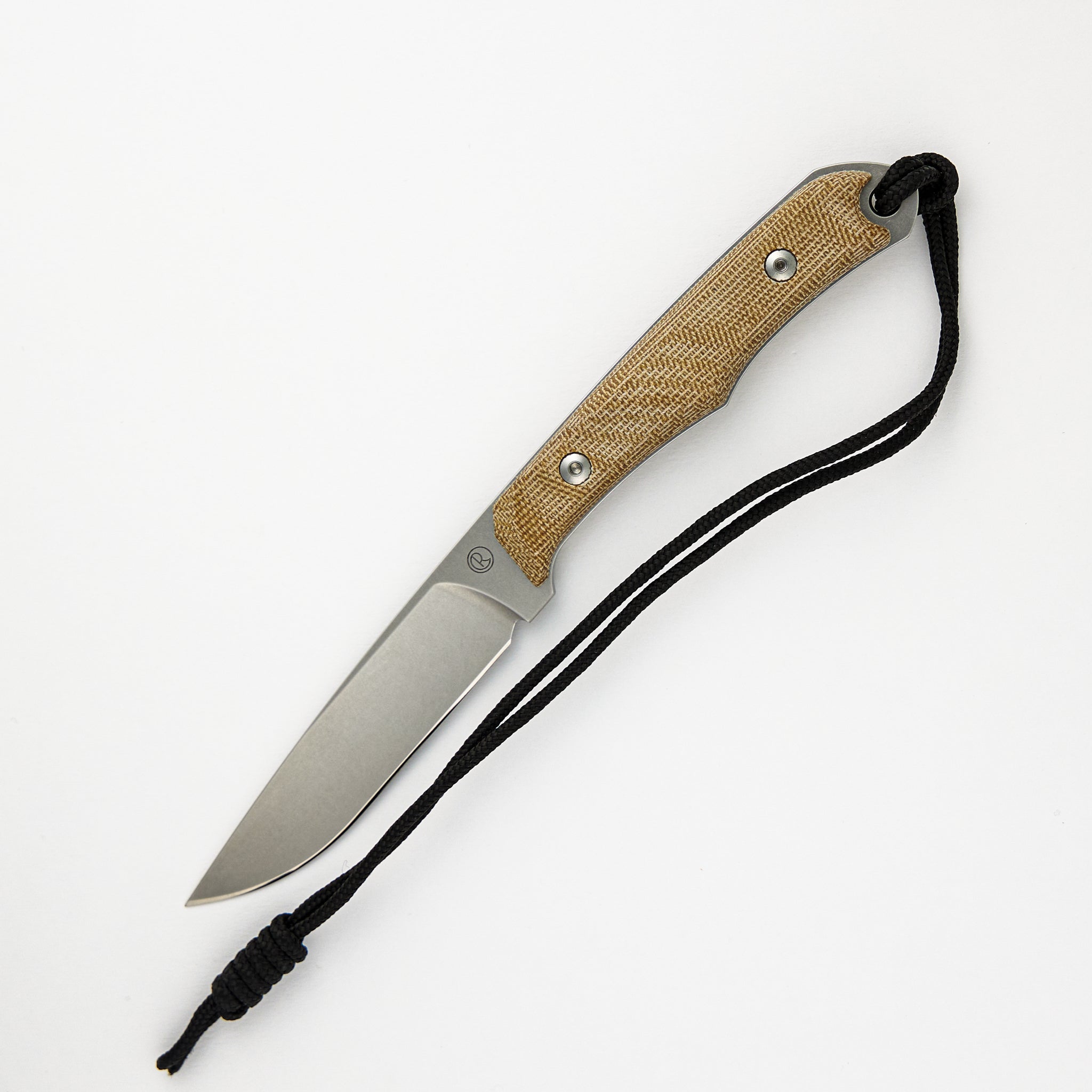 INYONI NATURAL CANVAS MICARTA FIXED BLADE