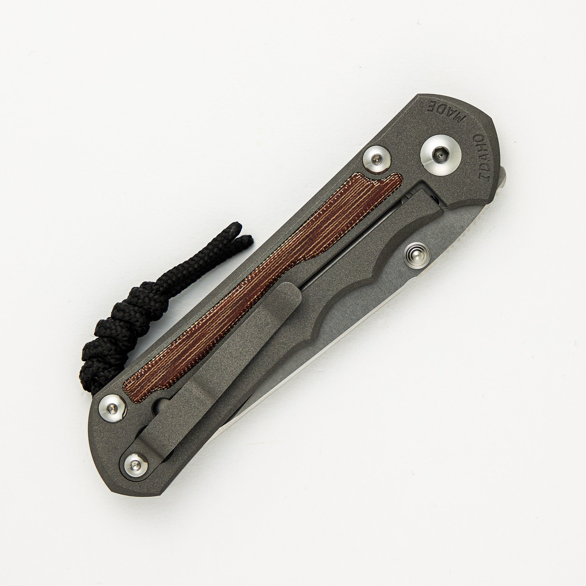 Large Inkosi - Insingo CPM MagnaCut Blade - Natural Canvas Micarta Inlays