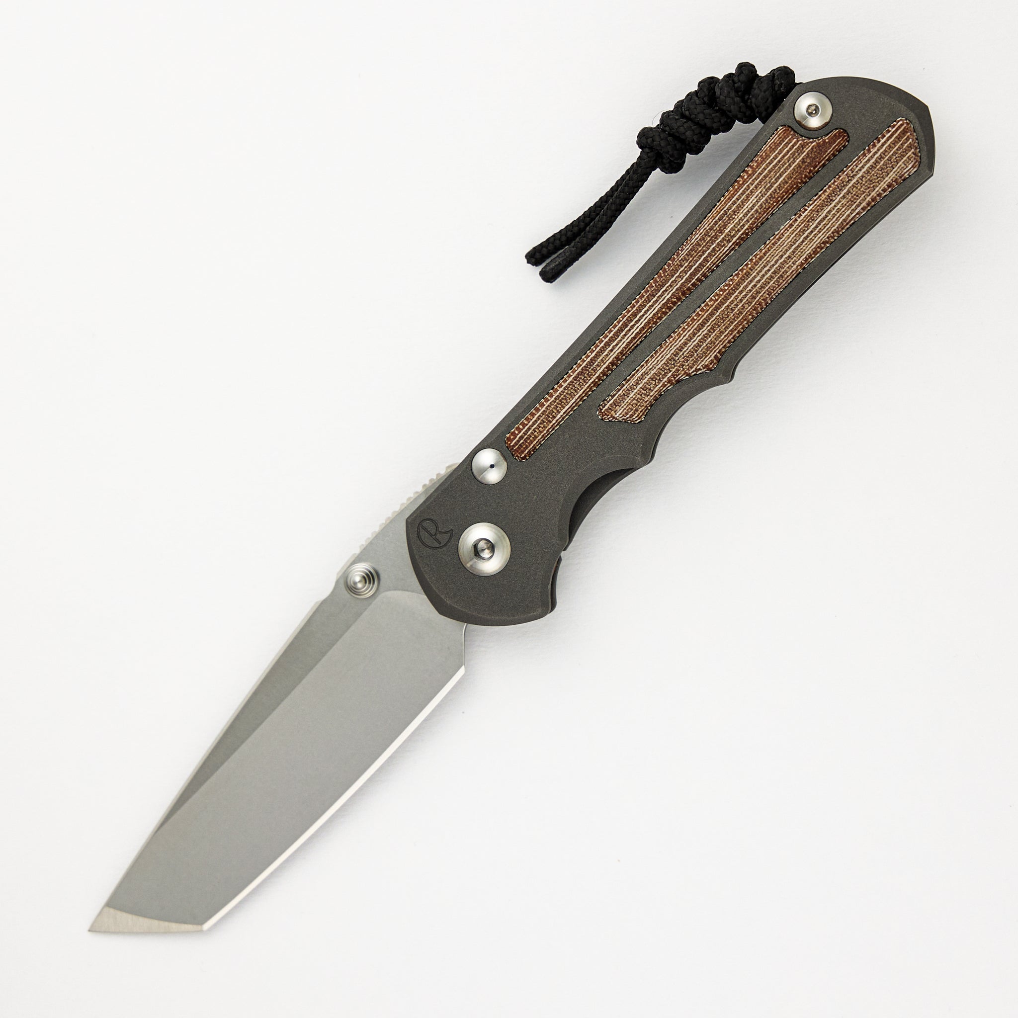 LARGE INKOSI NATURAL CANVAS MICARTA HANDLE TANTO CPM MAGNACUT BLADE