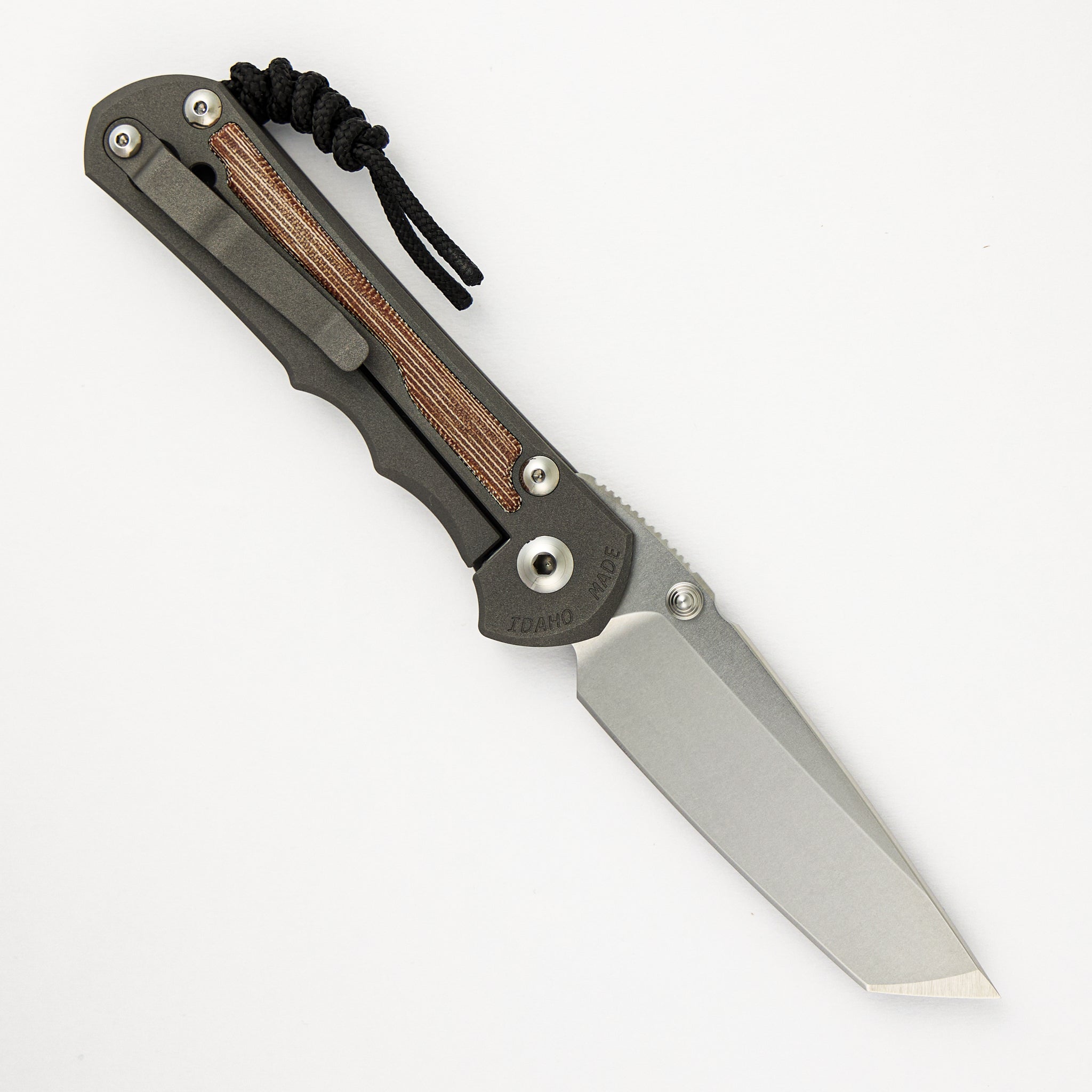 LARGE INKOSI NATURAL CANVAS MICARTA HANDLE TANTO CPM MAGNACUT BLADE