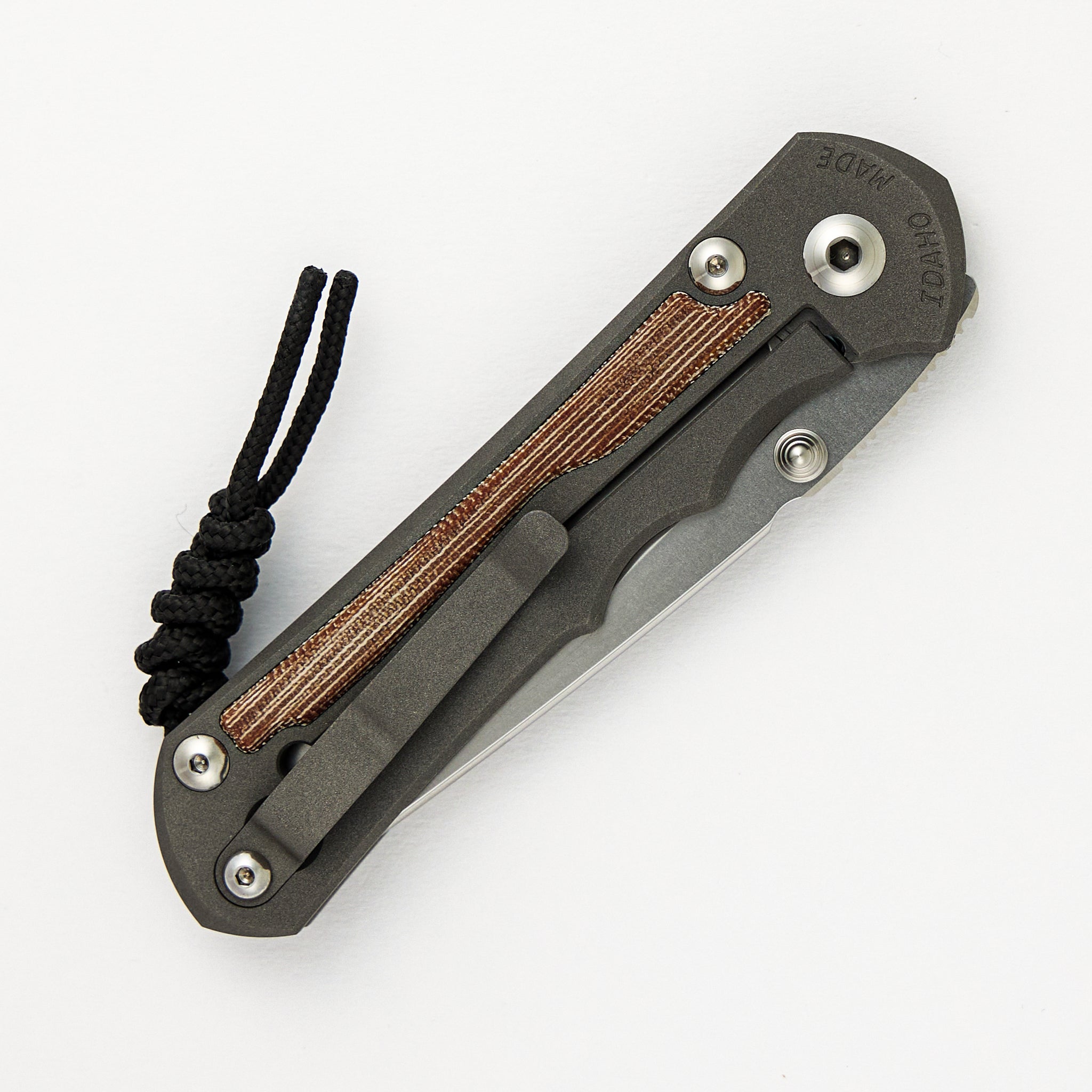 LARGE INKOSI NATURAL CANVAS MICARTA HANDLE TANTO CPM MAGNACUT BLADE