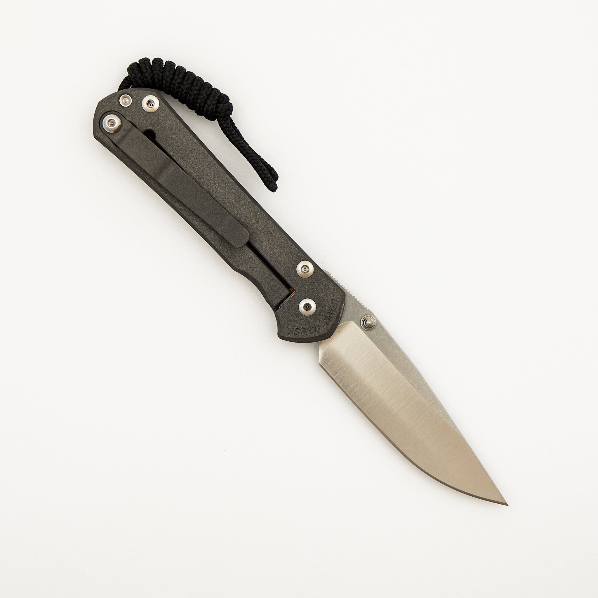 Small Sebenza 31 - Drop Point Polished CPM MagnaCut Blade - Silver Double Thumb Lugs