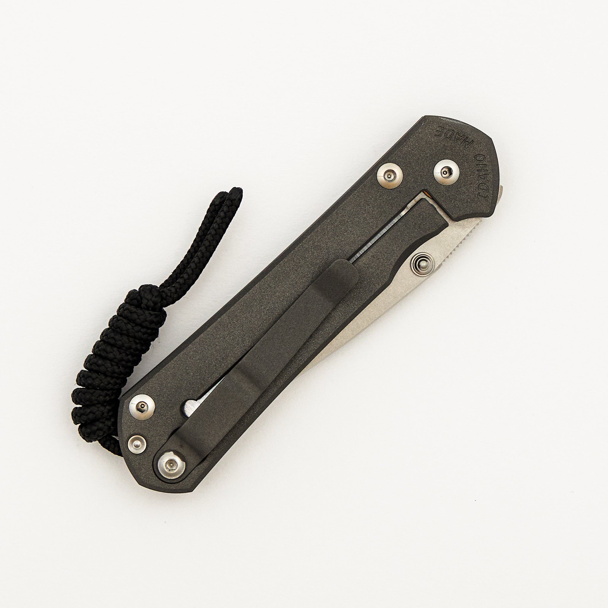 Small Sebenza 31 - Drop Point Polished CPM MagnaCut Blade - Silver Double Thumb Lugs