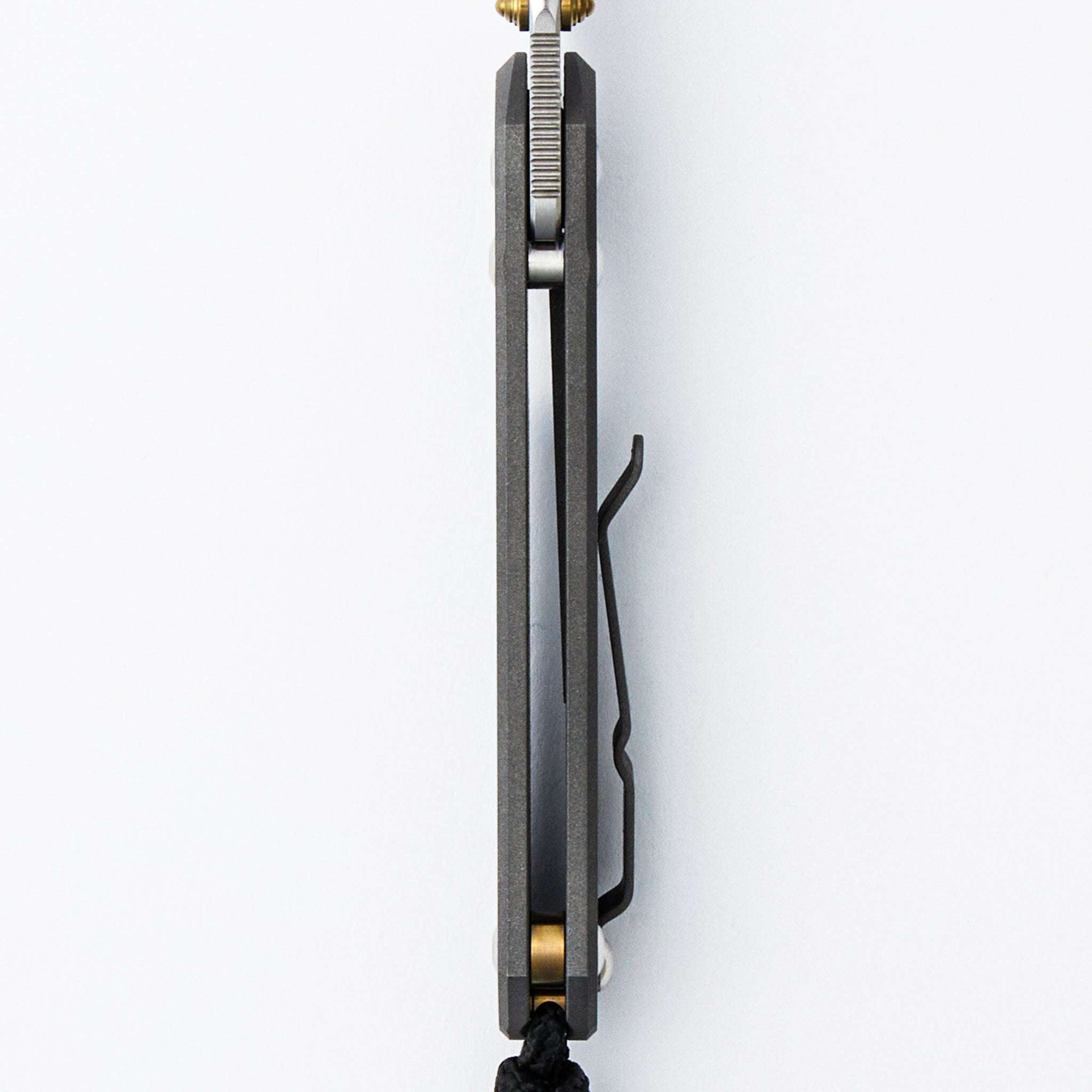 Small Sebenza 31 - Insingo CPM MagnaCut Blade - Gold Double Thumb Lugs