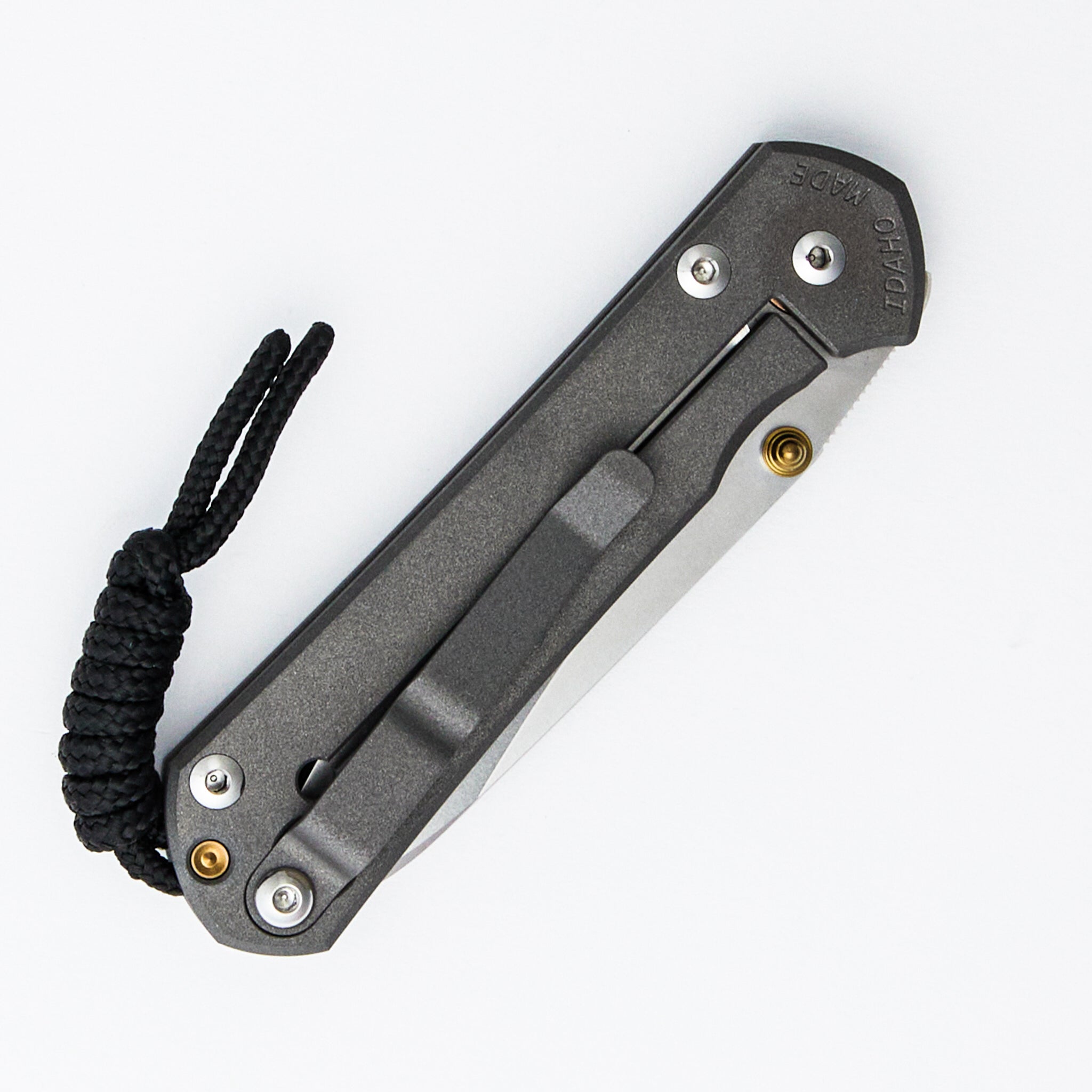 Small Sebenza 31 - Insingo CPM MagnaCut Blade - Gold Double Thumb Lugs
