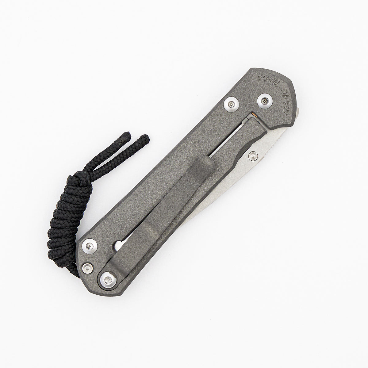 Small Sebenza 31 - Drop Point Polished CPM MagnaCut Blade - Silver Single Thumb Lug