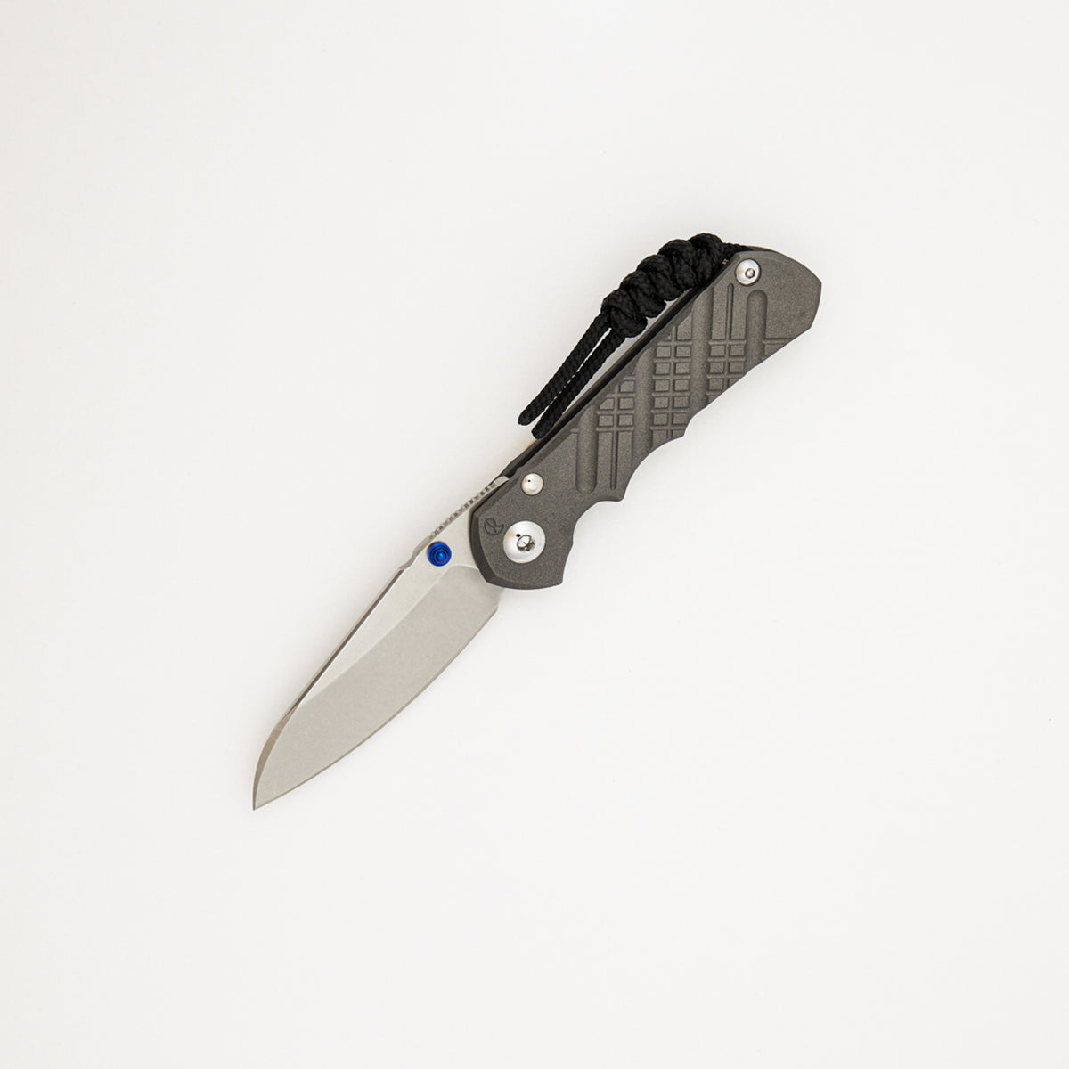 Small Inkosi Crosshatch - Insingo CPM MagnaCut Blade - Sandblasted