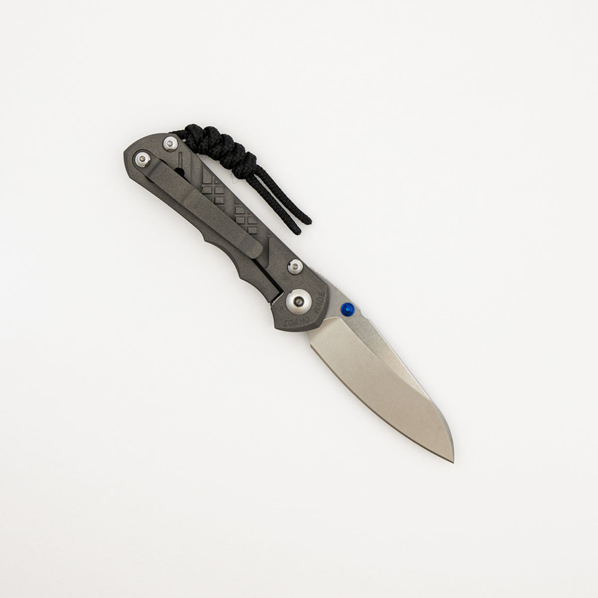 Small Inkosi Crosshatch - Insingo CPM MagnaCut Blade - Sandblasted