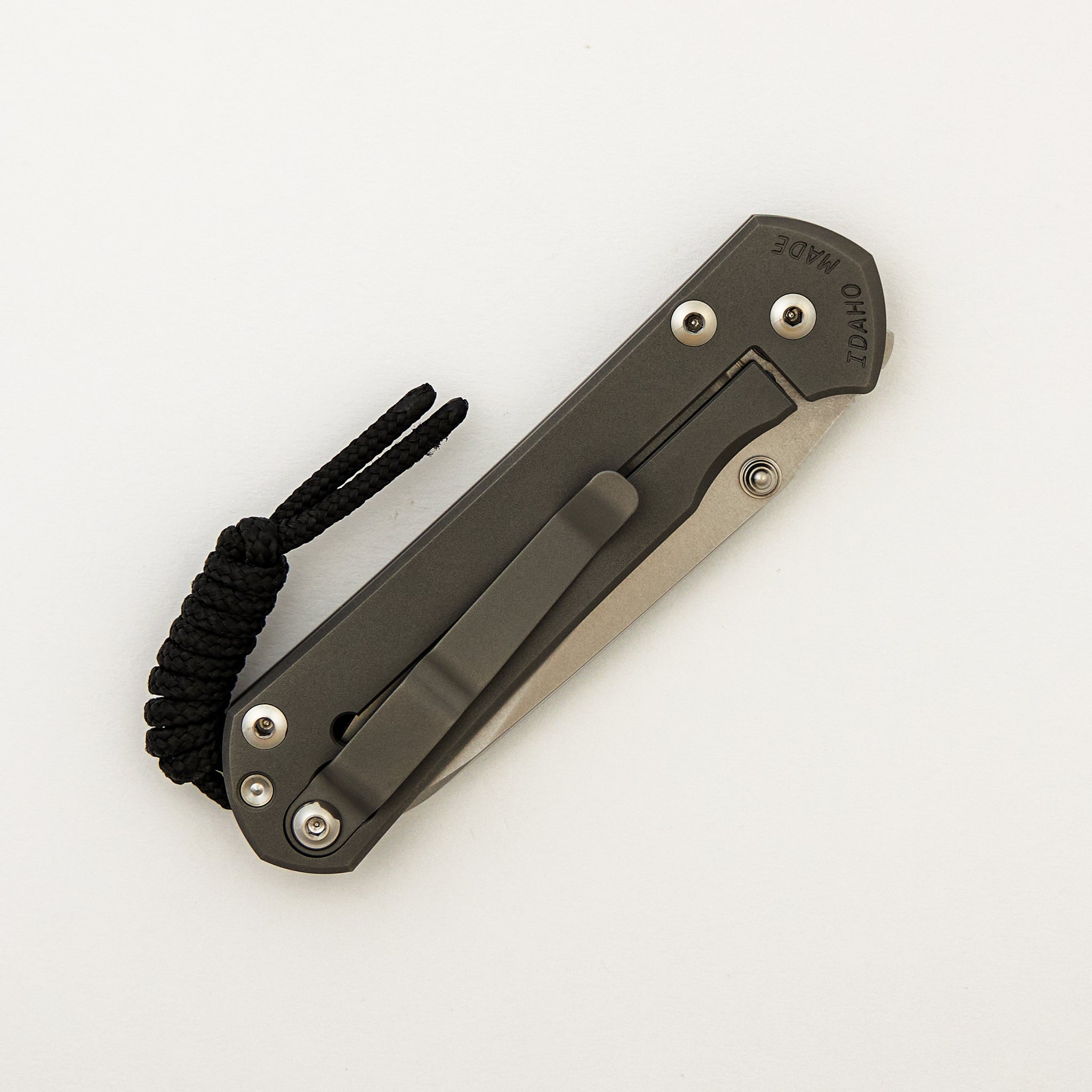 Small Sebenza 31 - Insingo CPM MagnaCut Blade - Glass Blasted - Silver Double Lugs