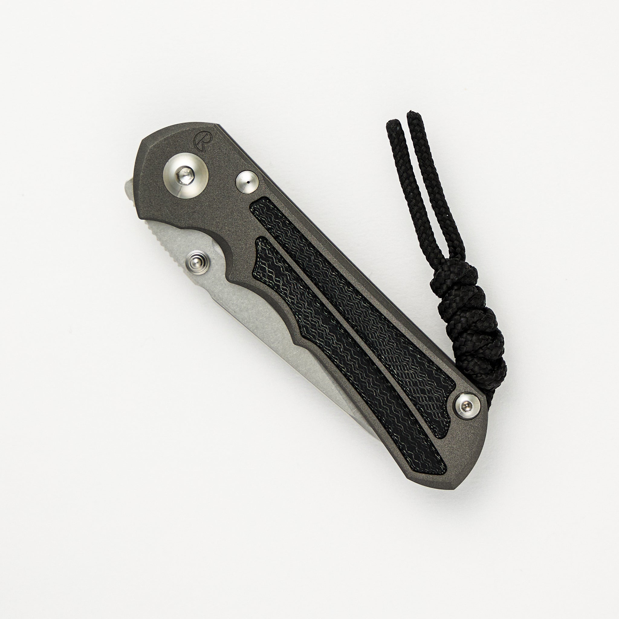Small Inkosi - Black Canvas Micarta Inlays - Insingo CPM MagnaCut Blade