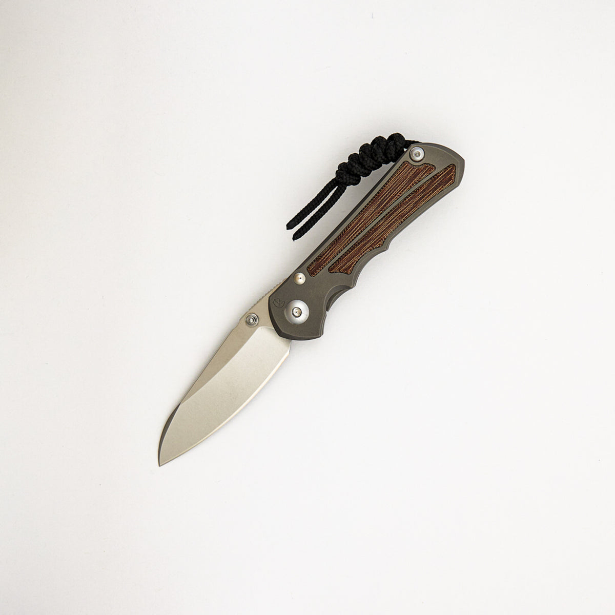 Small Inkosi - Natural Canvas Micarta Inlay - Insingo CPM MagnaCut Blade - Glass Blasted