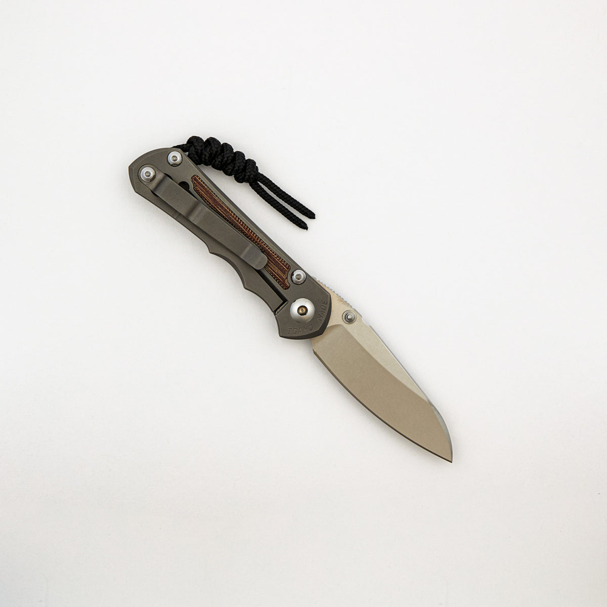 Small Inkosi - Natural Canvas Micarta Inlay - Insingo CPM MagnaCut Blade - Glass Blasted