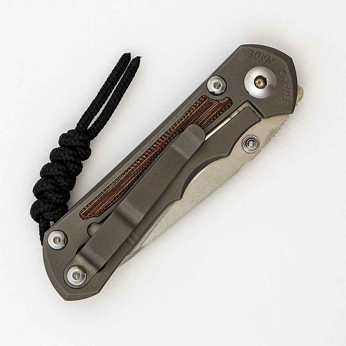 Small Inkosi - Natural Canvas Micarta Inlay - Insingo CPM MagnaCut Blade - Glass Blasted