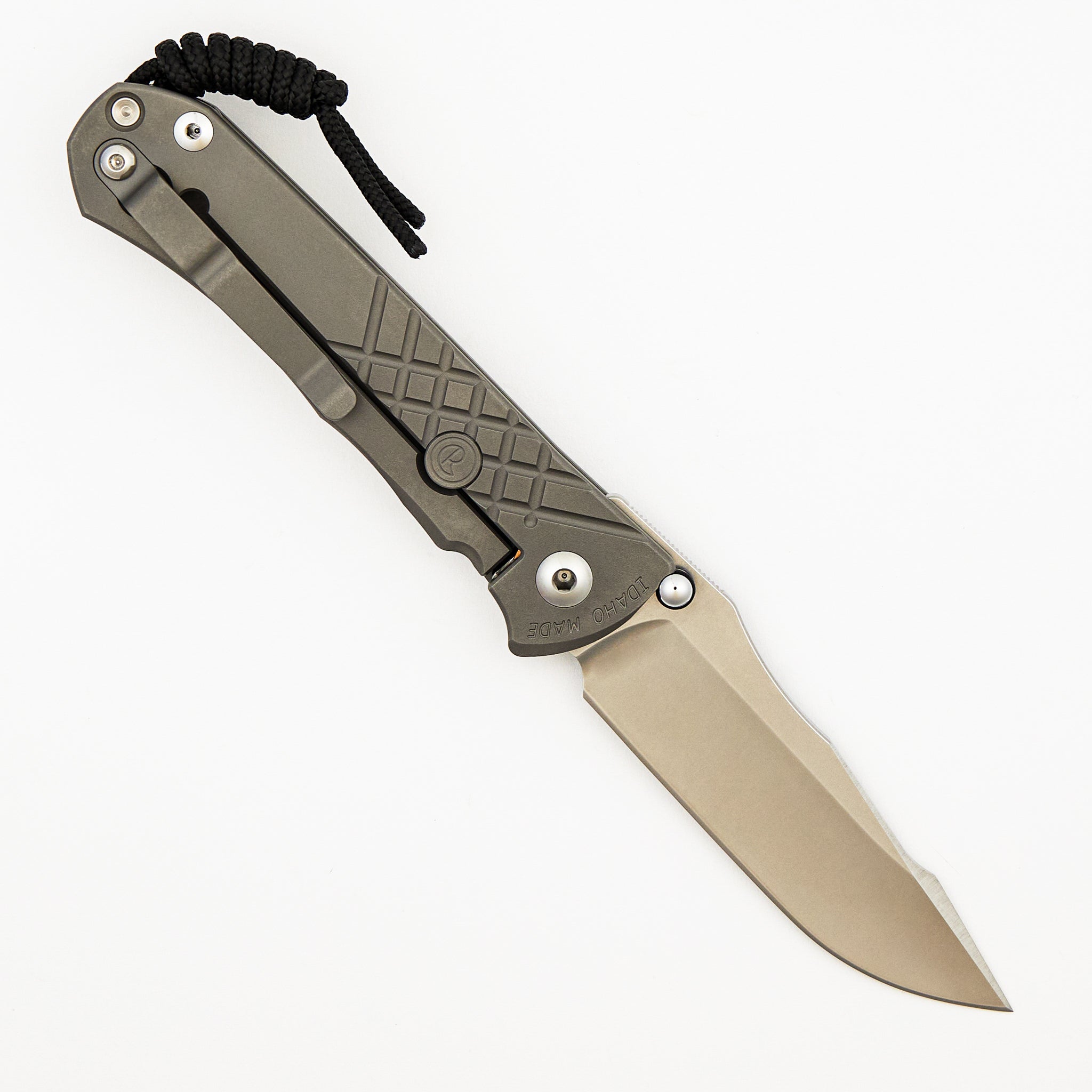 Umnumzaan - Drop Point CPM MagnaCut Blade - Glass Blasted - Titanium Handle