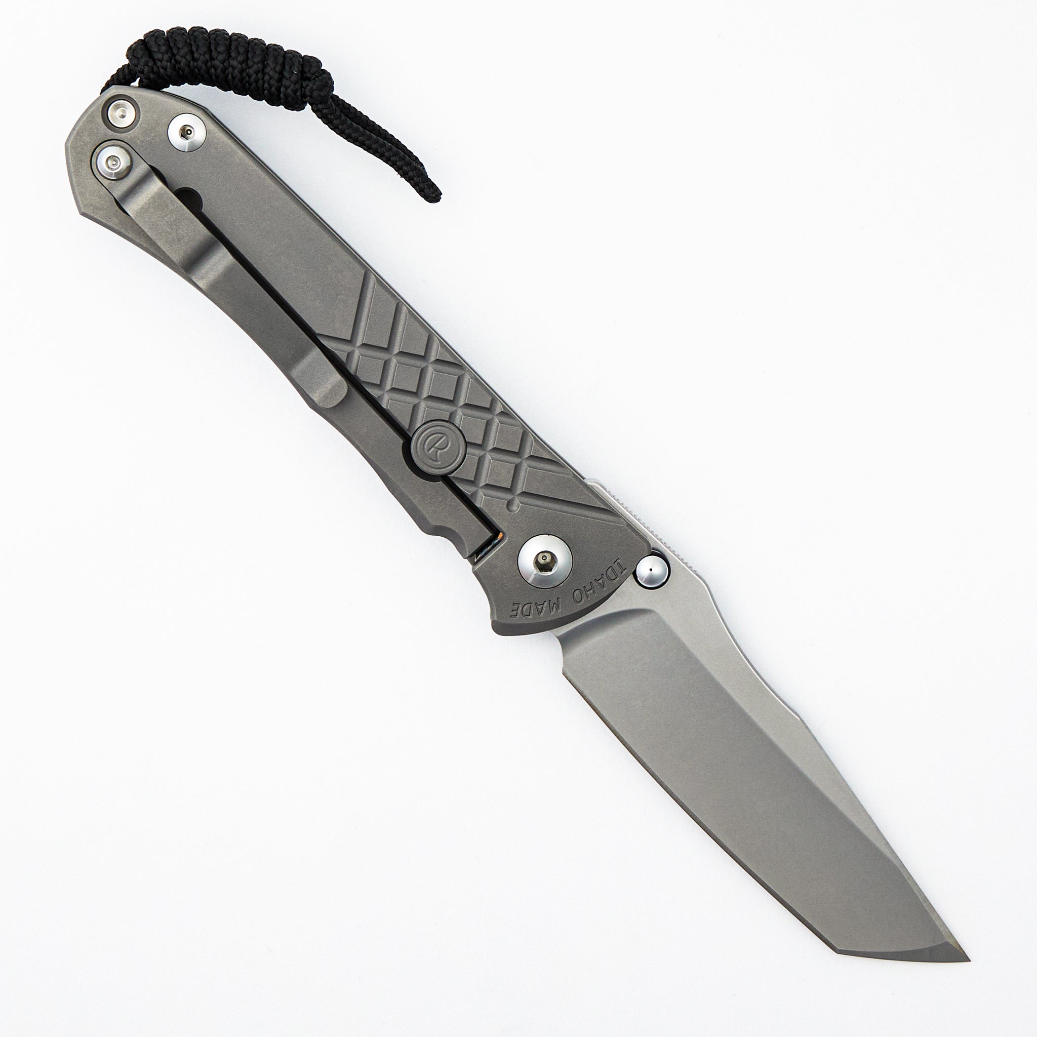 Umnumzaan - Tanto CPM MagnaCut Blade - Glass Blasted - Titanium Handle