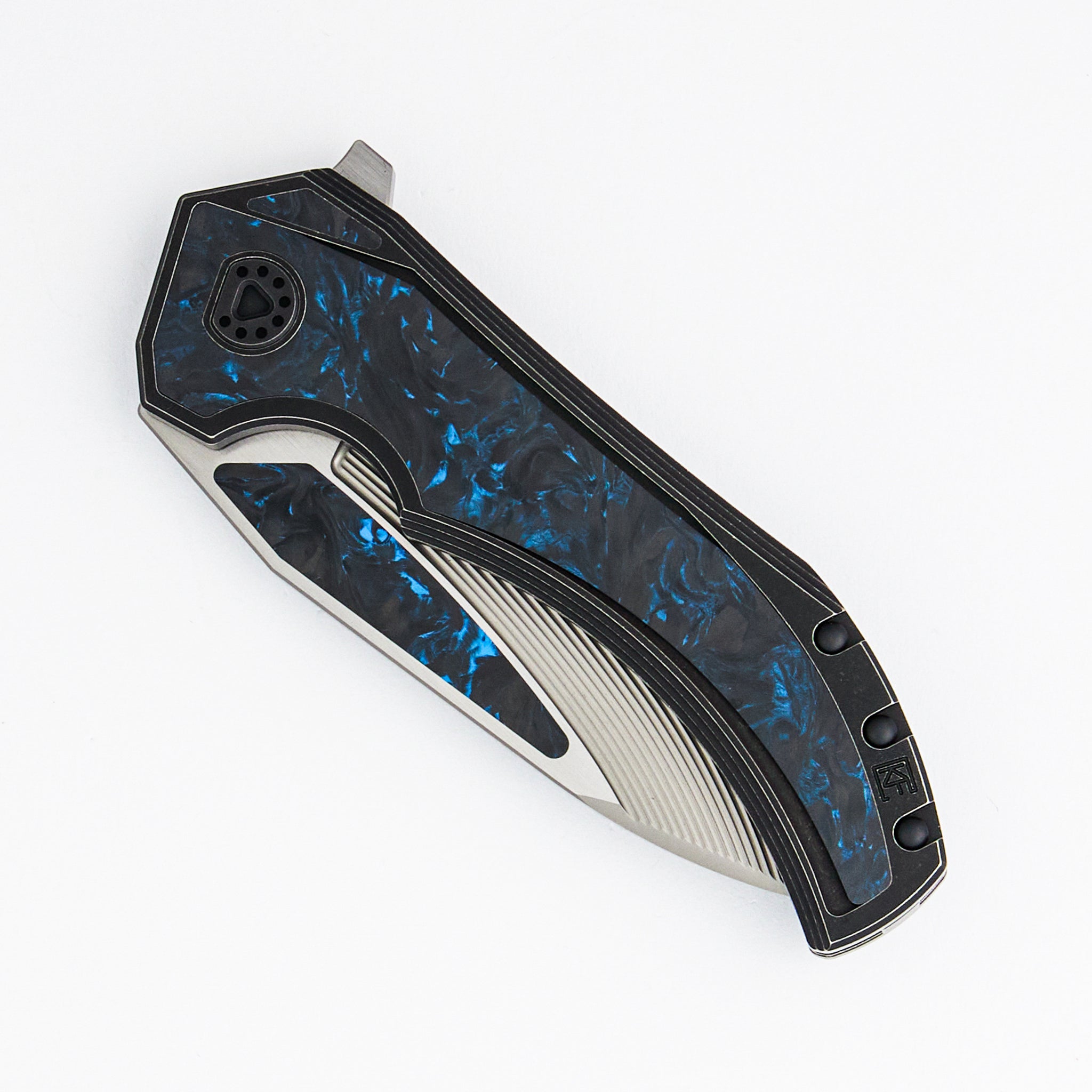 Gozer - M398 Blade - Titanium/Carbon Fiber Handle (Mikkel Wilumsen Design)