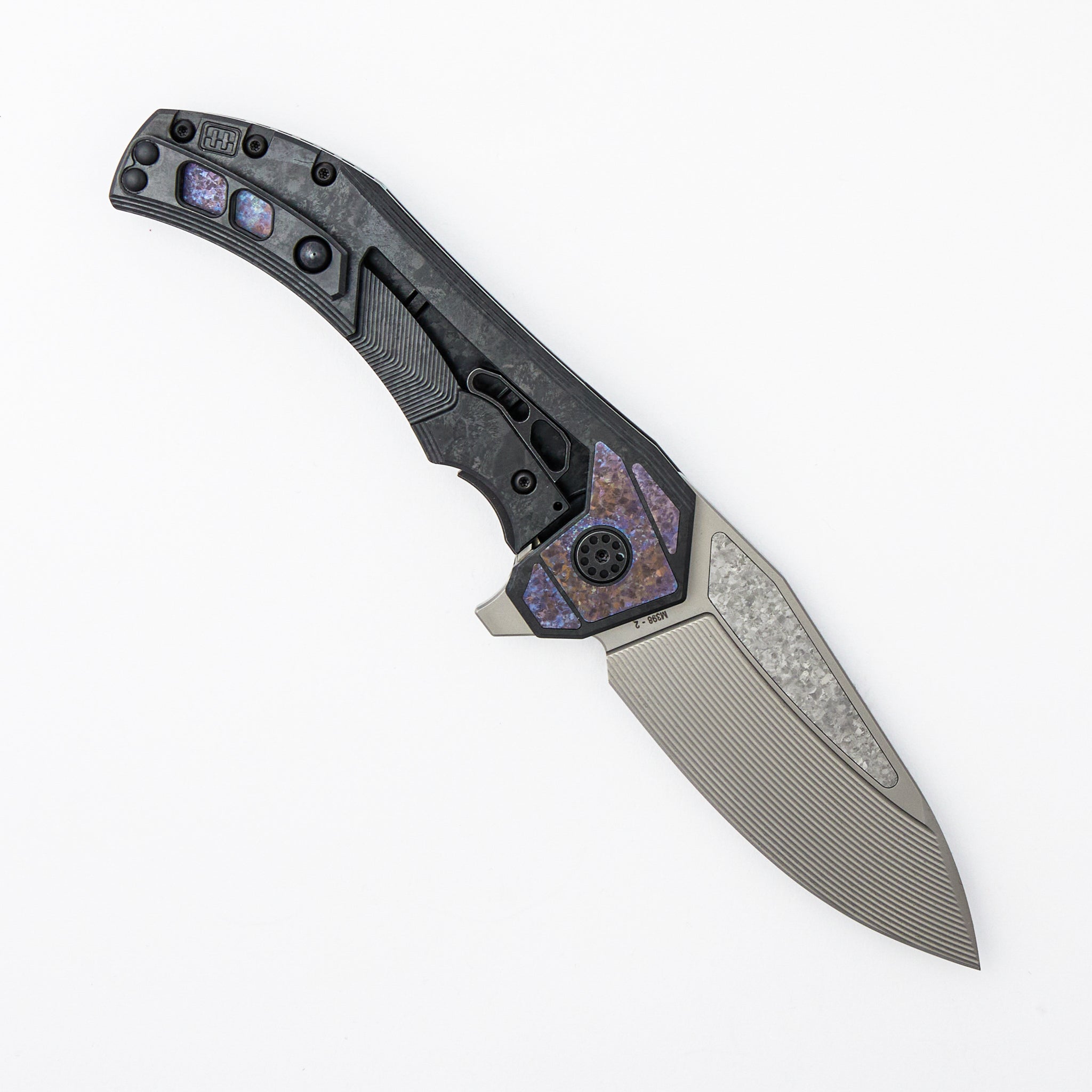 Gozer - M398 Blade - CrystalTi Handle (Mikkel Wilumsen Design)