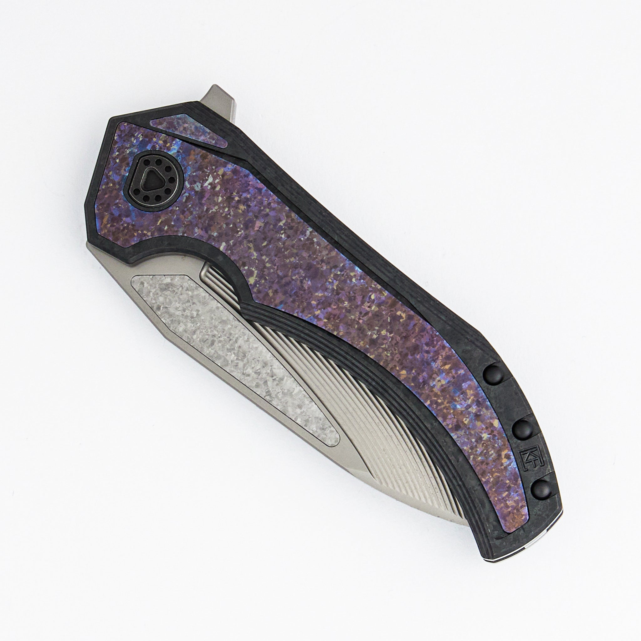 Gozer - M398 Blade - CrystalTi Handle (Mikkel Wilumsen Design)