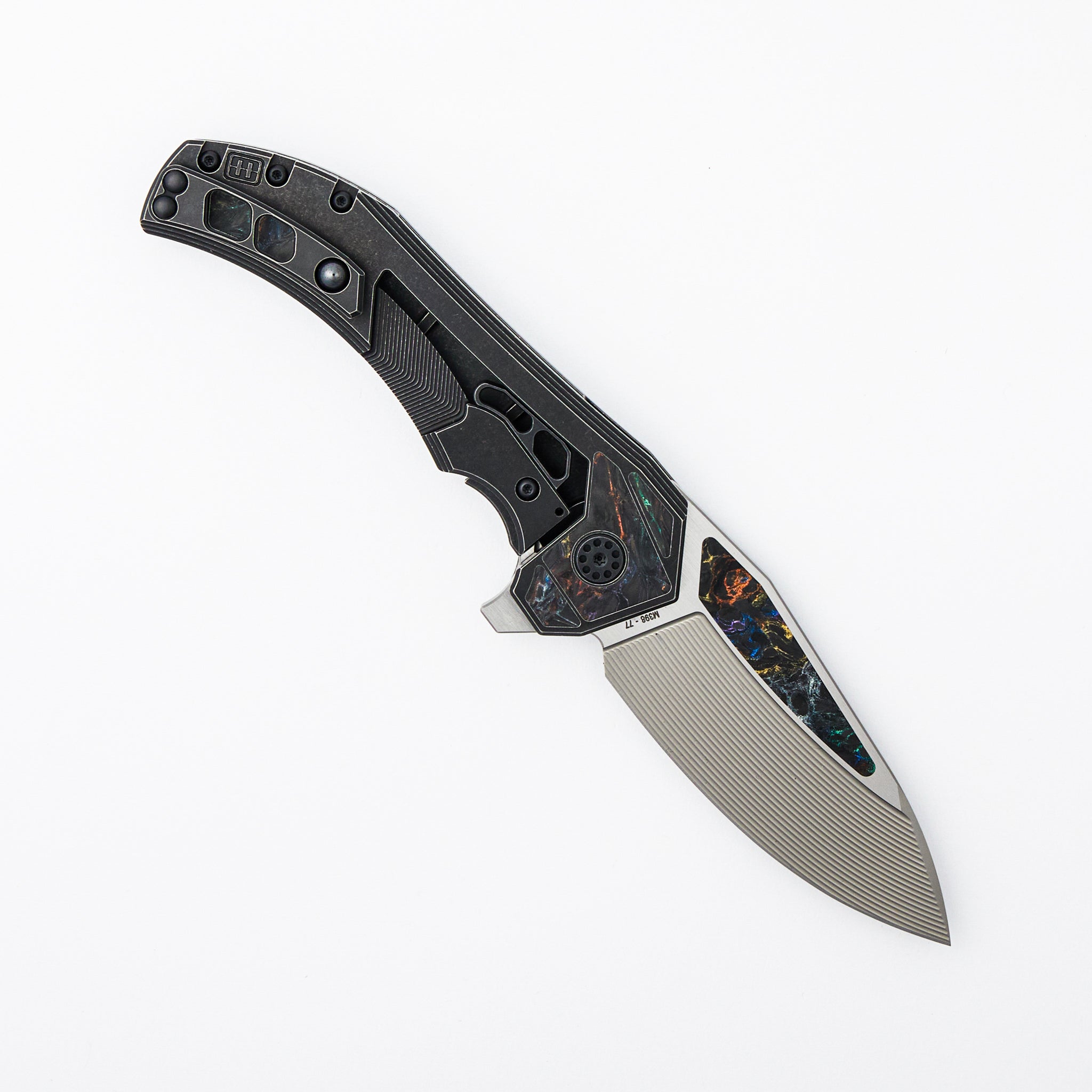 Gozer - M398 Blade - Titanium/Carbon Fiber Handle (Mikkel Wilumsen Design)