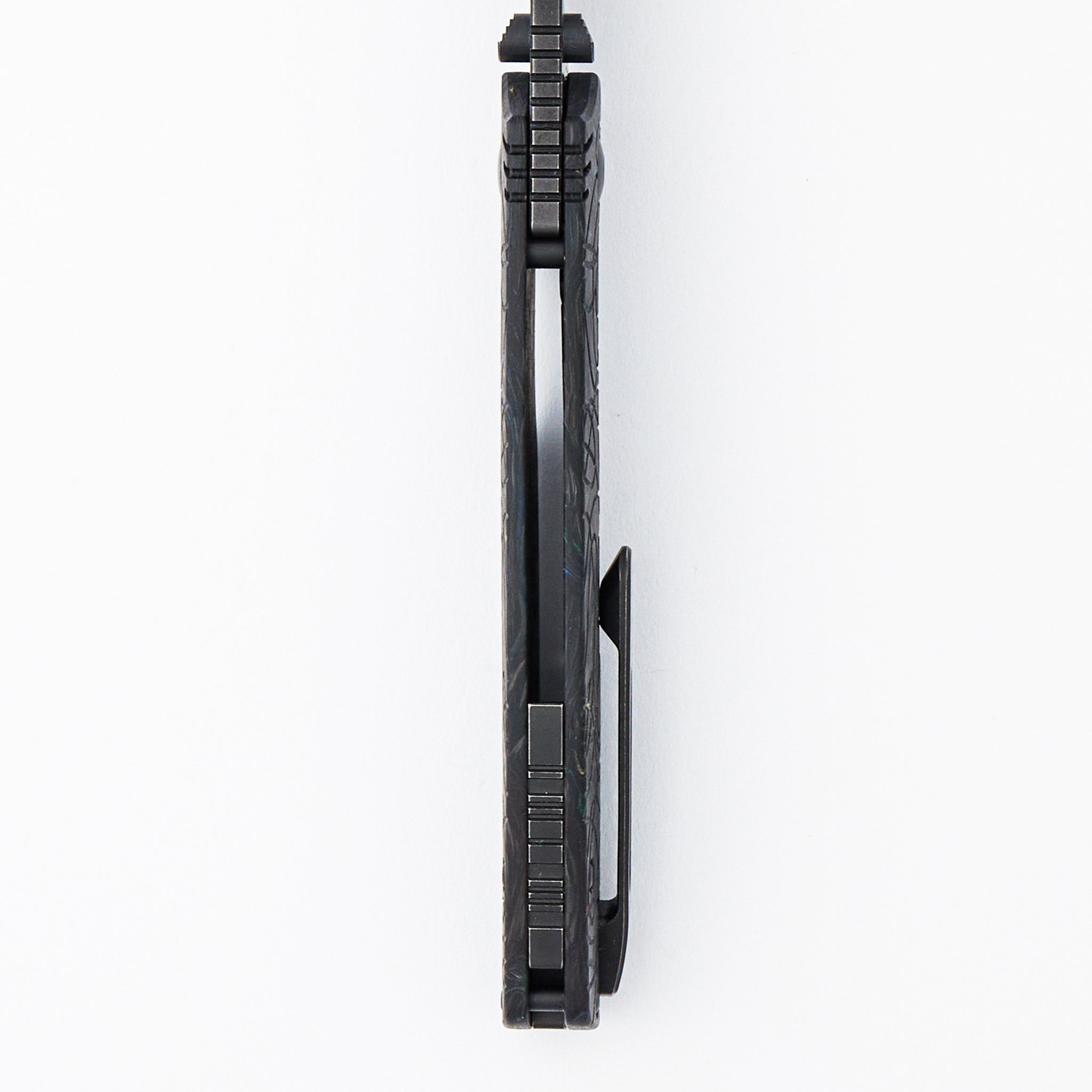 Lex - M398 Blade - Colored Carbon Fiber Handle Handle (Mike Kulygin Design)