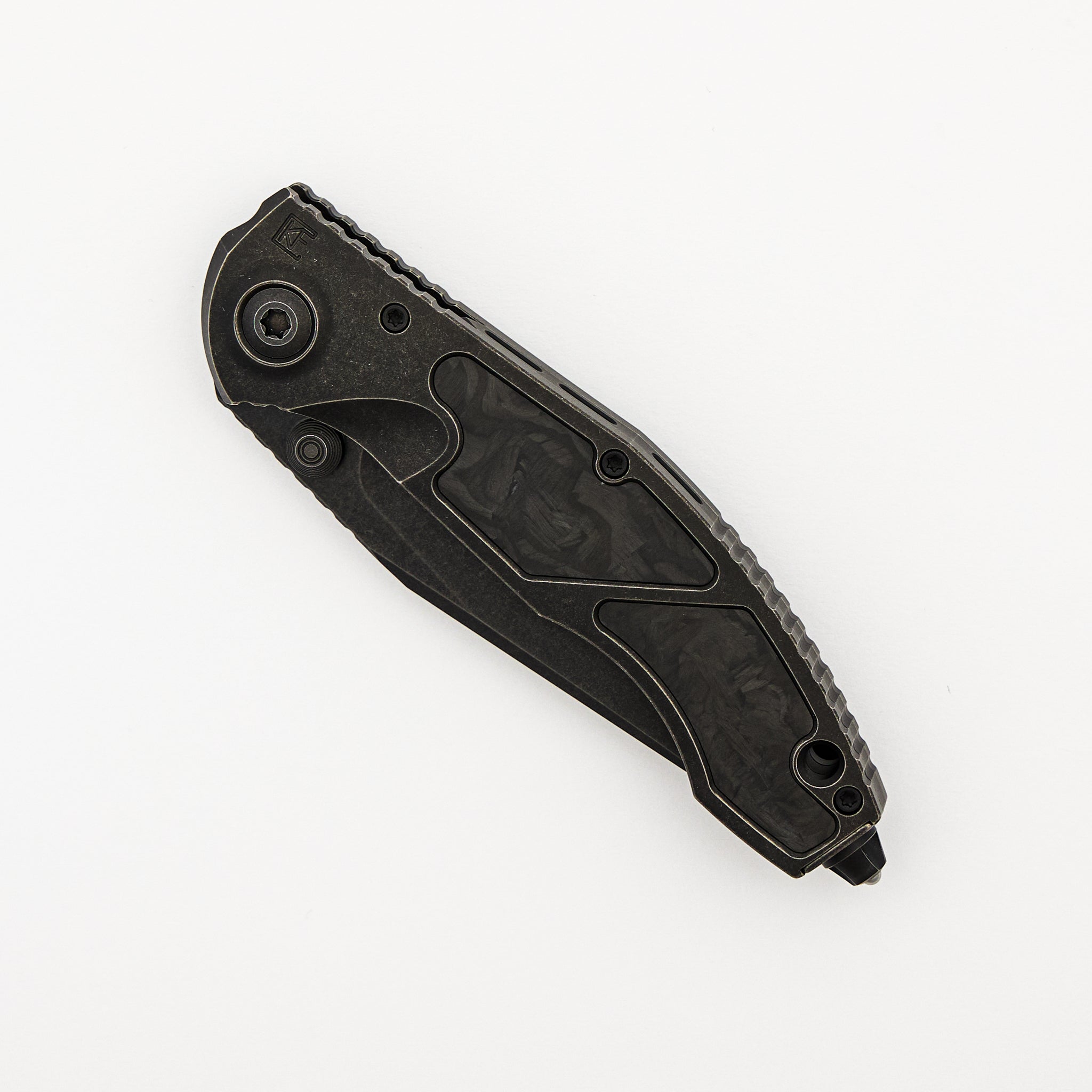 Sokosha 2024 - Titanium/Carbon Fiber Handle - M398 Blade - (A. Marfione / A. Malyshev Design)