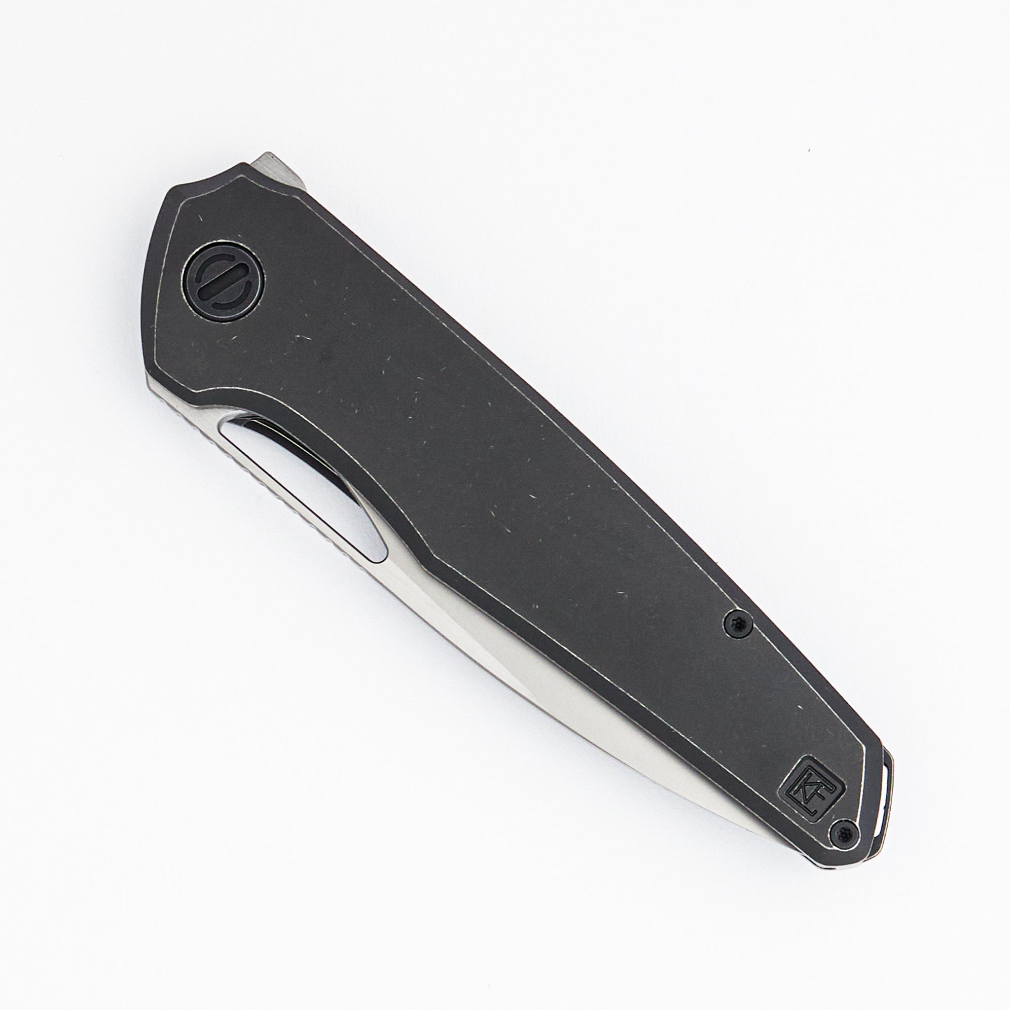 R&H Tasca - M398 Blade - Blackwash Titanium Handle (Jan Samek Design)