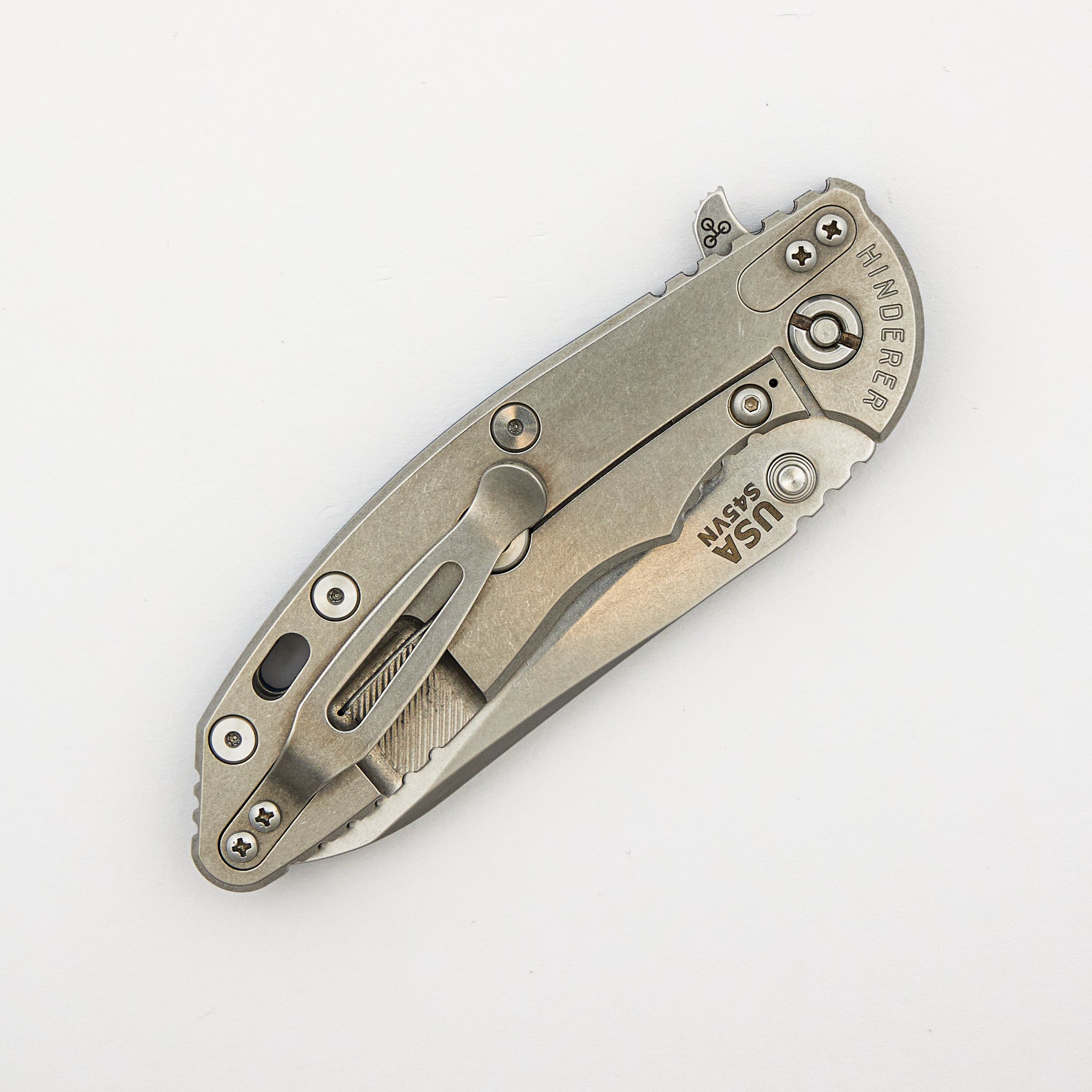XM-18 3.5" - S45VN - Sheepsfoot - Tri-Way - Stonewash - Blue/Black G10