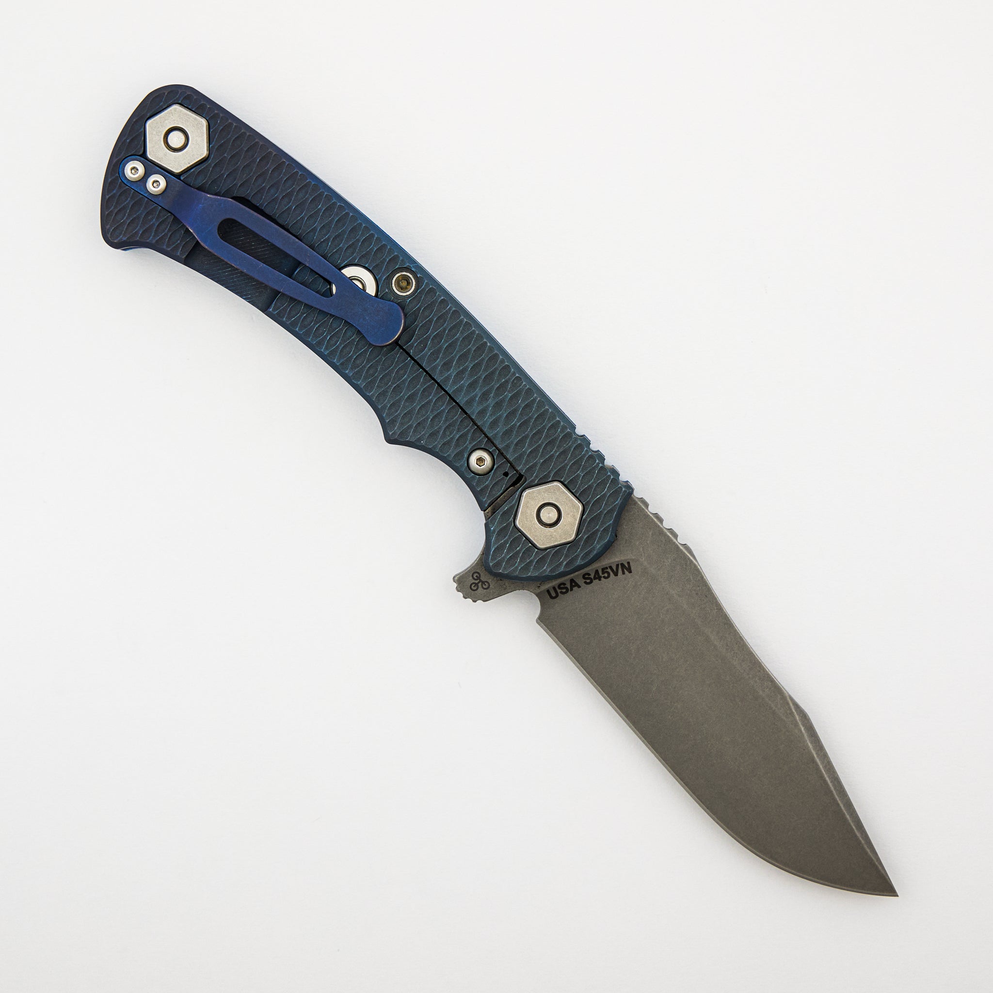 Project X - S45VN - Clip Point - Tri-Way - Battle Blue - Blue G10