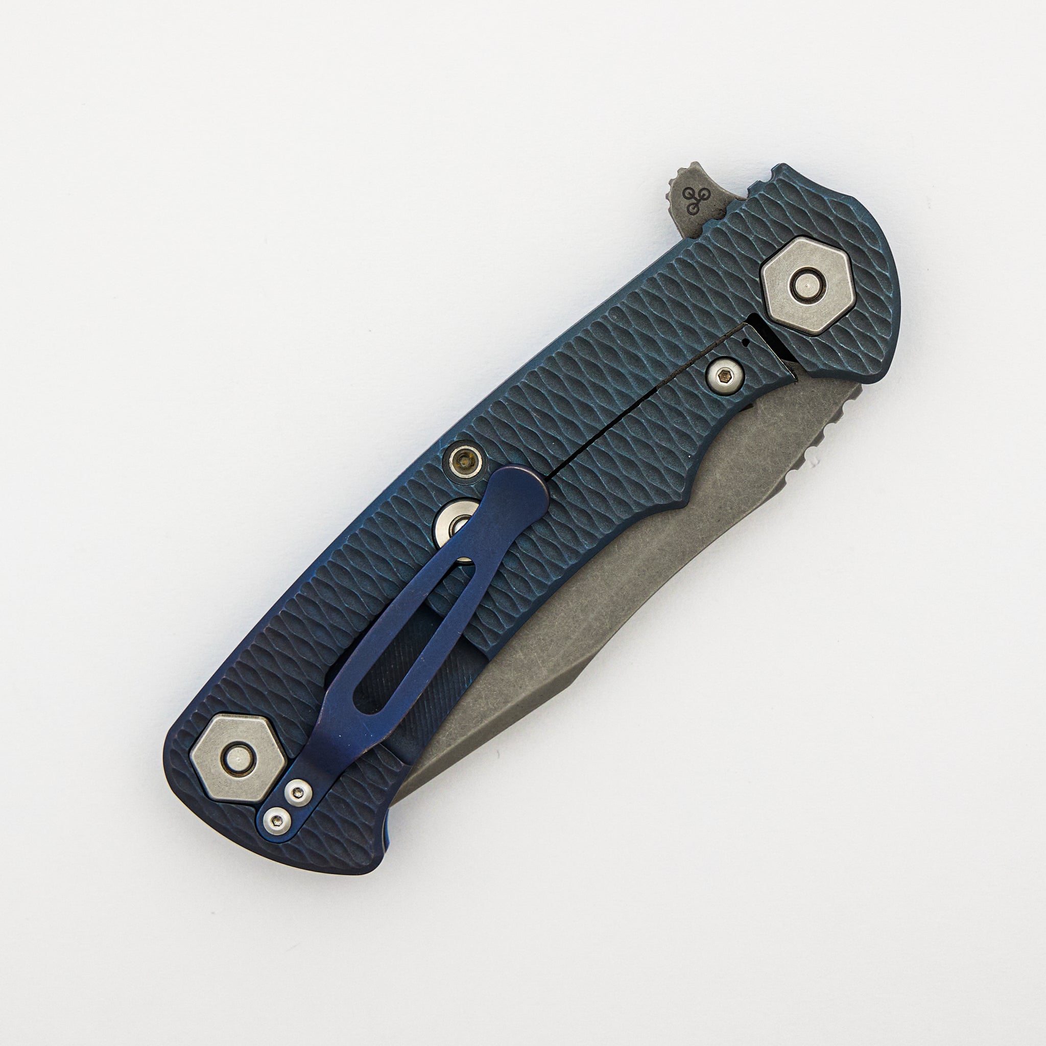 Project X - S45VN - Clip Point - Tri-Way - Battle Blue - Blue G10