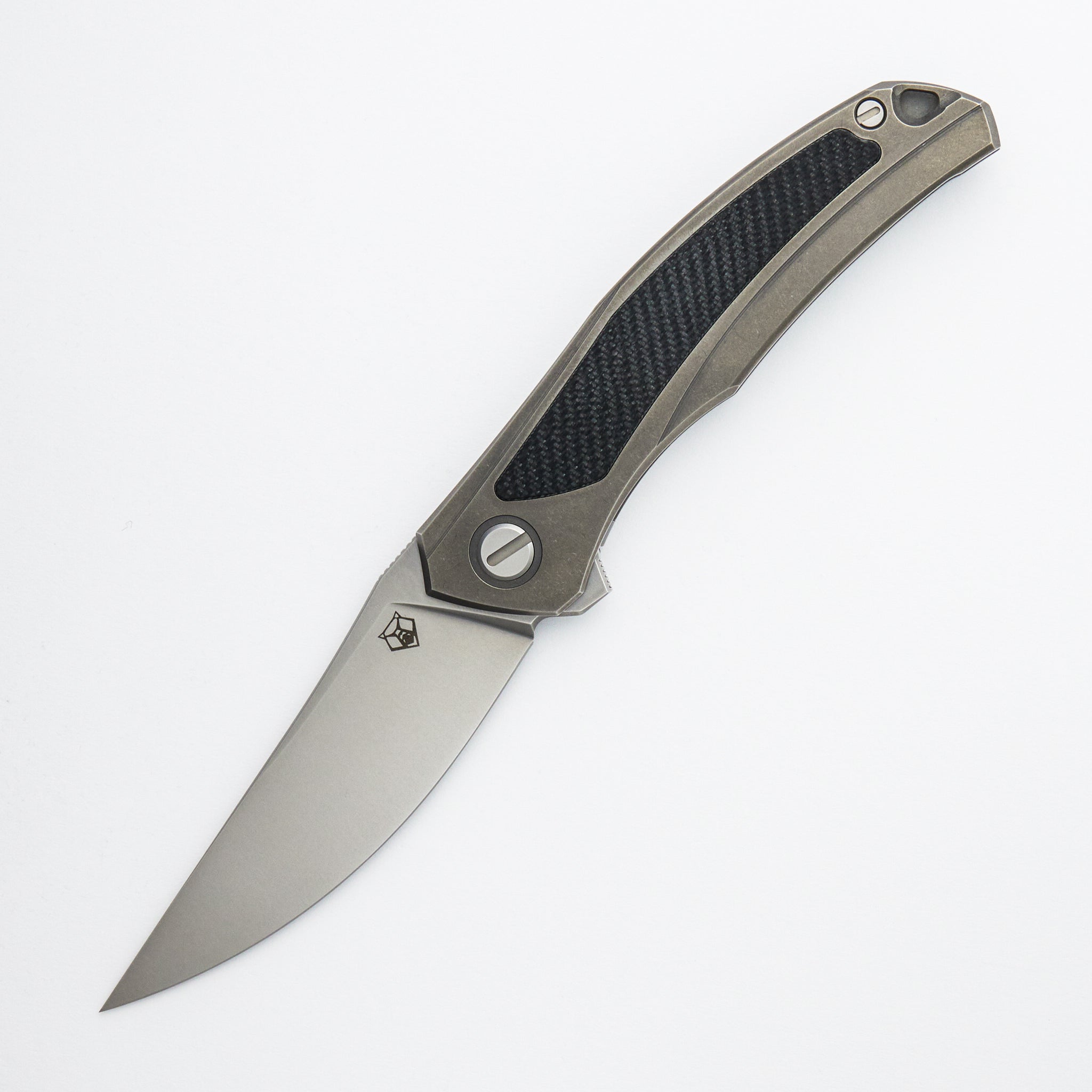 Ursus Quantum - Cromax PM Blade - Titanium Handle - Black G10 Inlay - SRBS