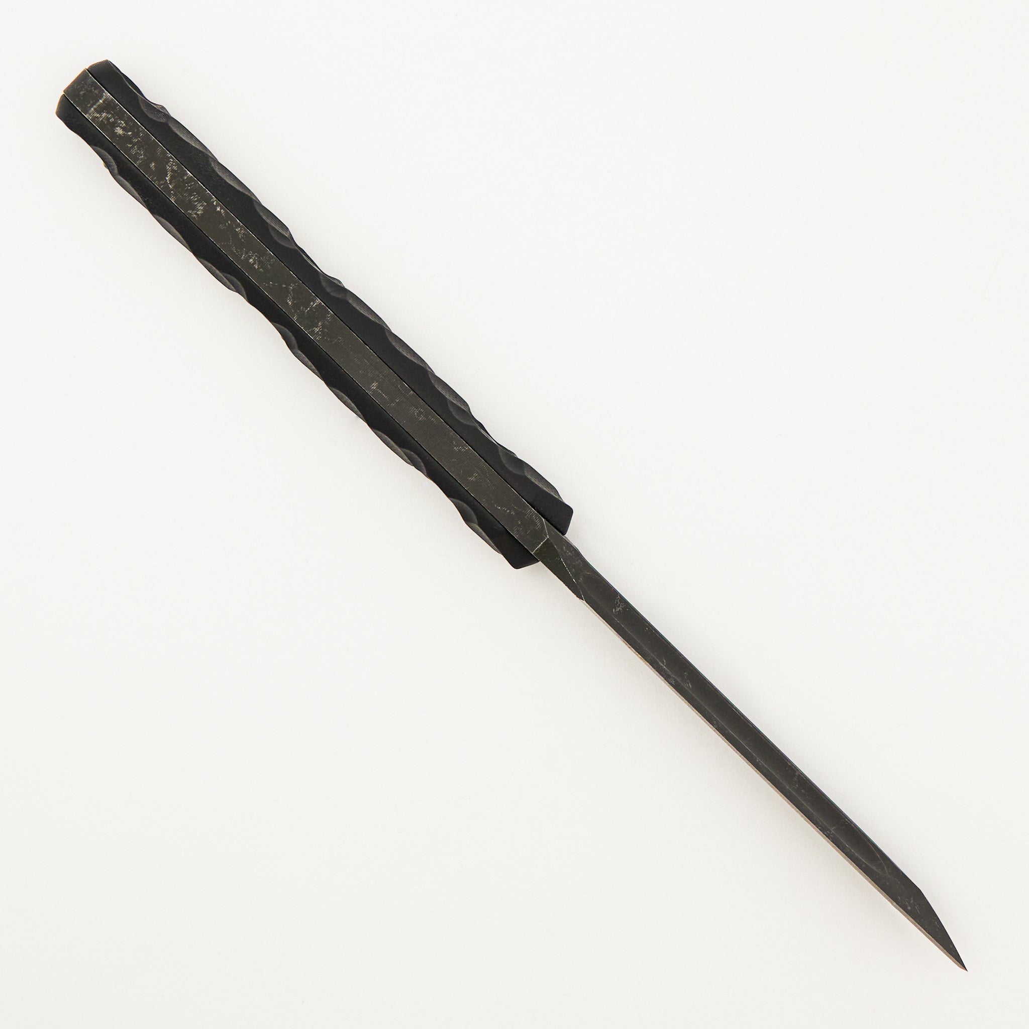 Spike - Acid Etch 3V Blade - Black G10 Handle