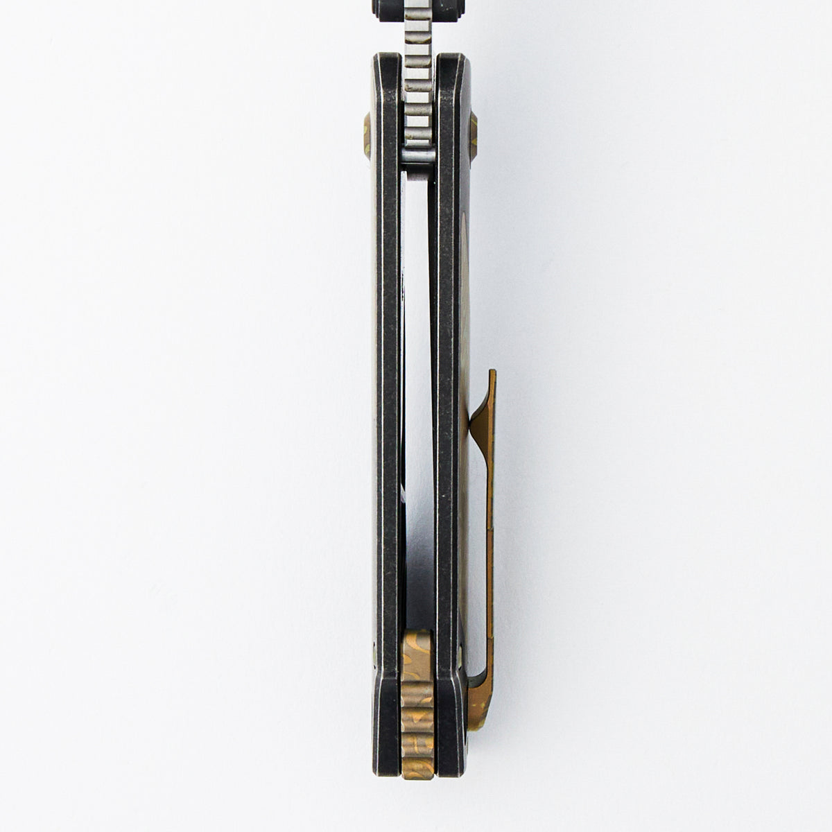 J-Cape V4 - CPM 20CV Blade - Black Titanium Handle - Mokume Accents