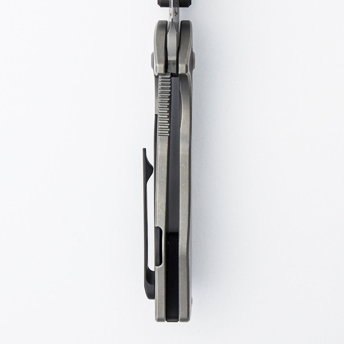 J-Cape V4 - CPM 20CV Blade - Grey Zirc Blasted Titanium Handle - Zirconium Inlays