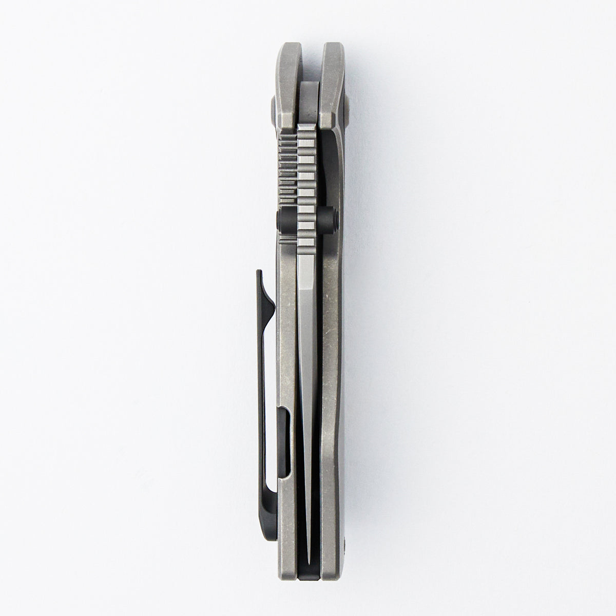 J-Cape V4 - CPM 20CV Blade - Grey Zirc Blasted Titanium Handle - Zirconium Inlays