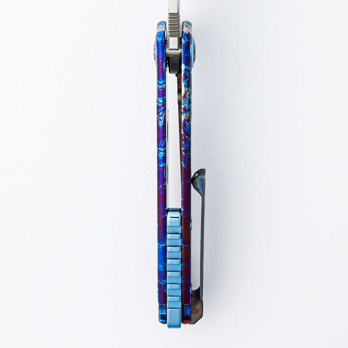 Mini Butcher 2014 - S35VN Blade - Custom Anodized Titanium Handle