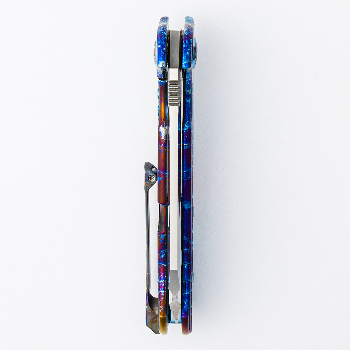 Mini Butcher 2014 - S35VN Blade - Custom Anodized Titanium Handle