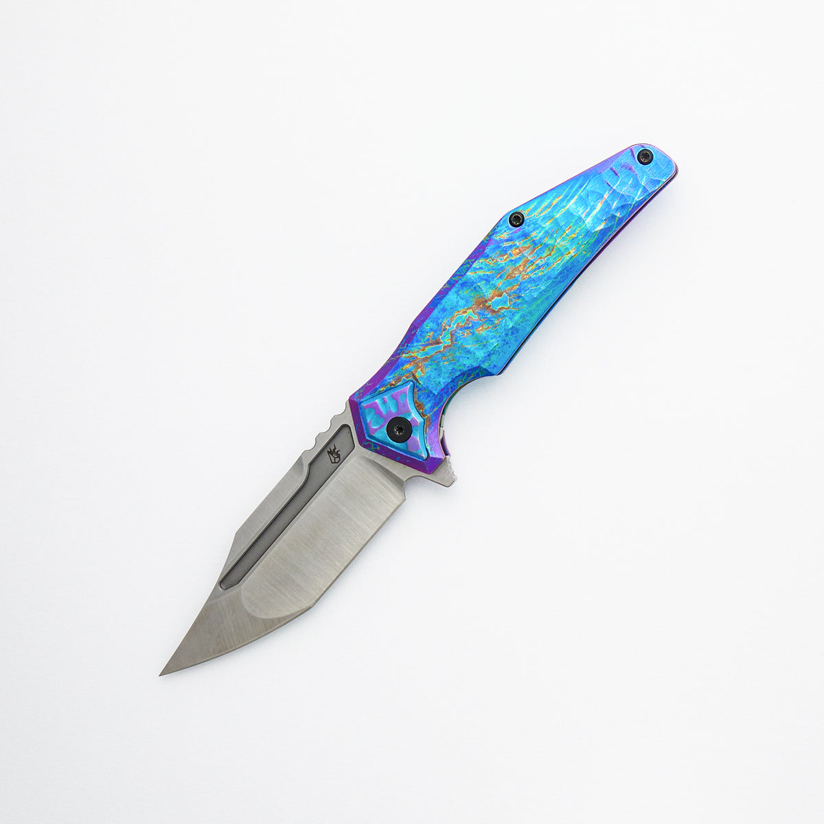 The Abyss - M390 Blade - Titanium Handle - Customized By Colin Crazy Creations