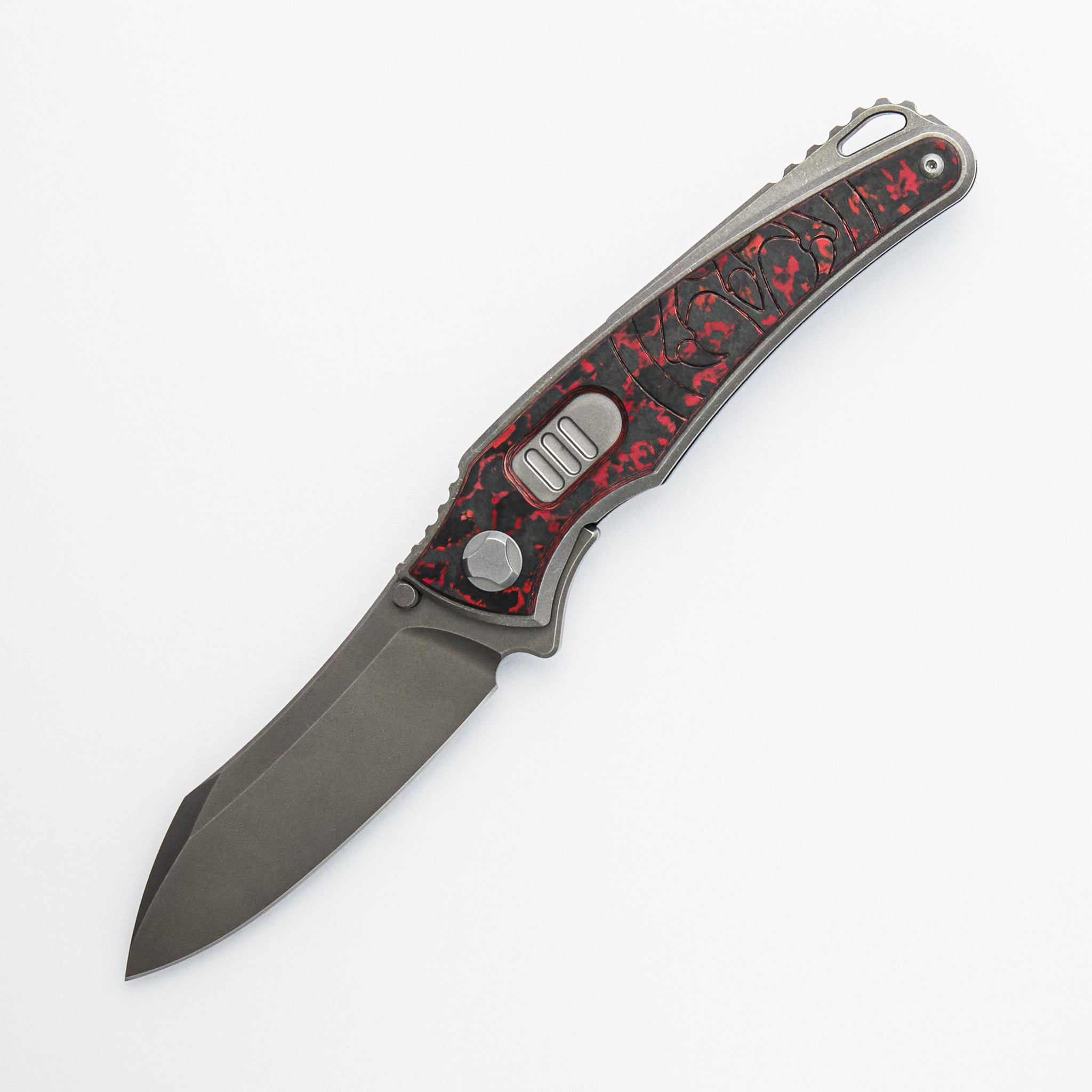 Talon Auto - Brightwashed - Lava Flow - M390 Blade
