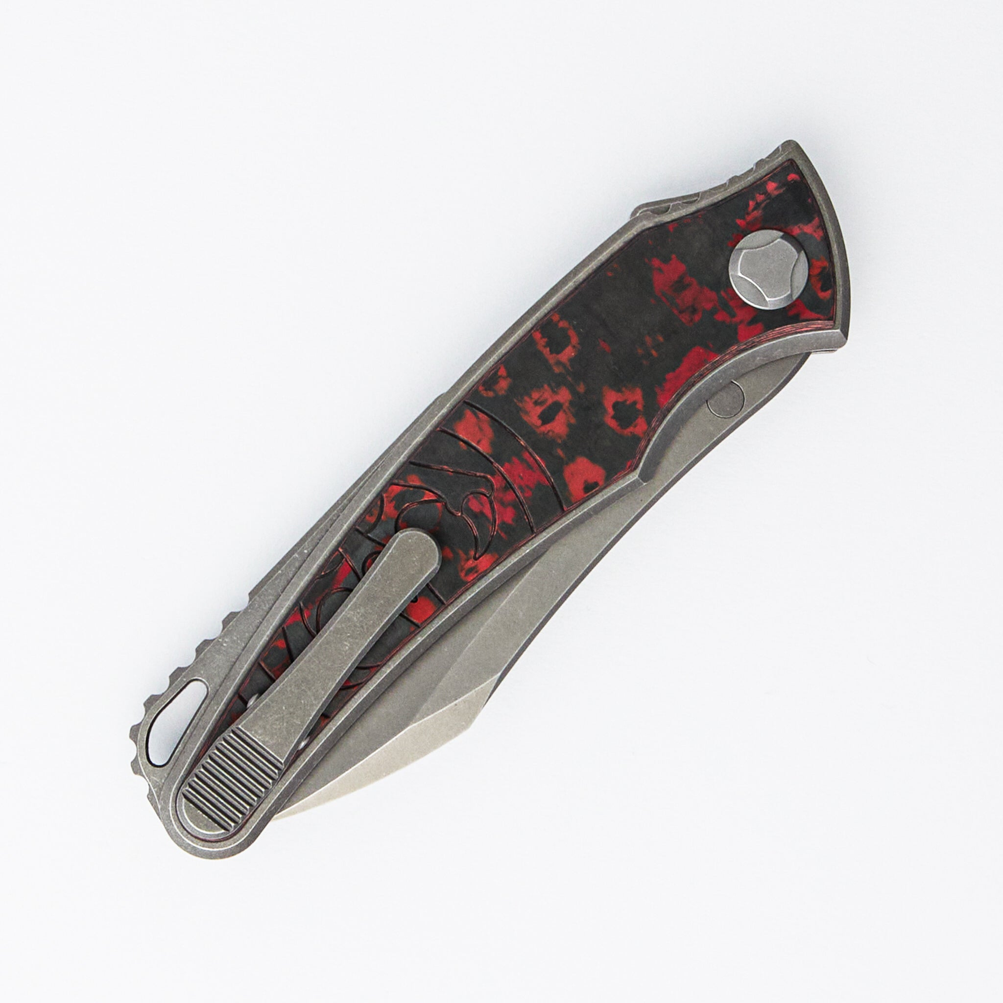 Talon Auto - Brightwashed - Lava Flow - M390 Blade
