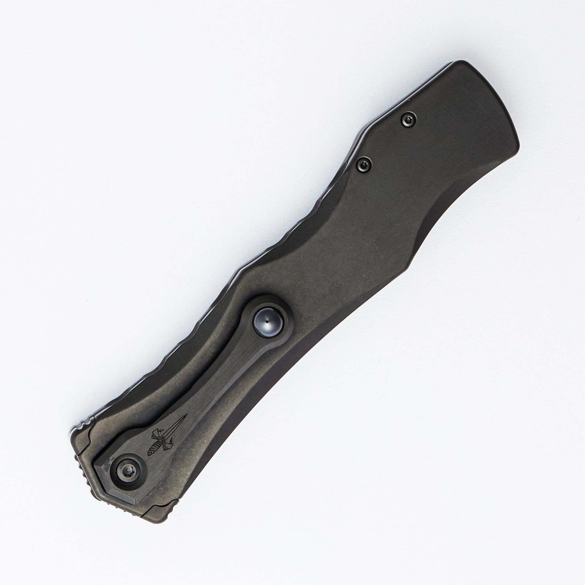 Marfione Custom Knives Halo IV - T/E - Star Grind - DLC Diamondwash Finish - DLC Stonewash Finish Stainless - DLC Hard Cut Stainless