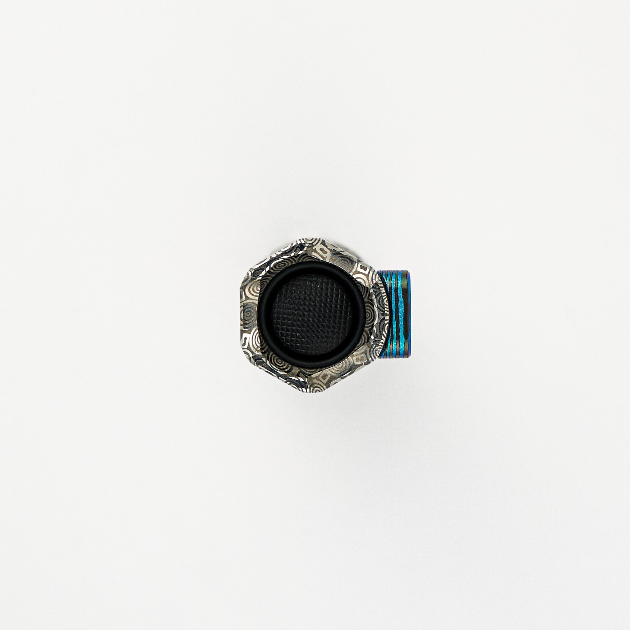 Fenja FTD Custom Flashlight - Damasteel/DarkTi