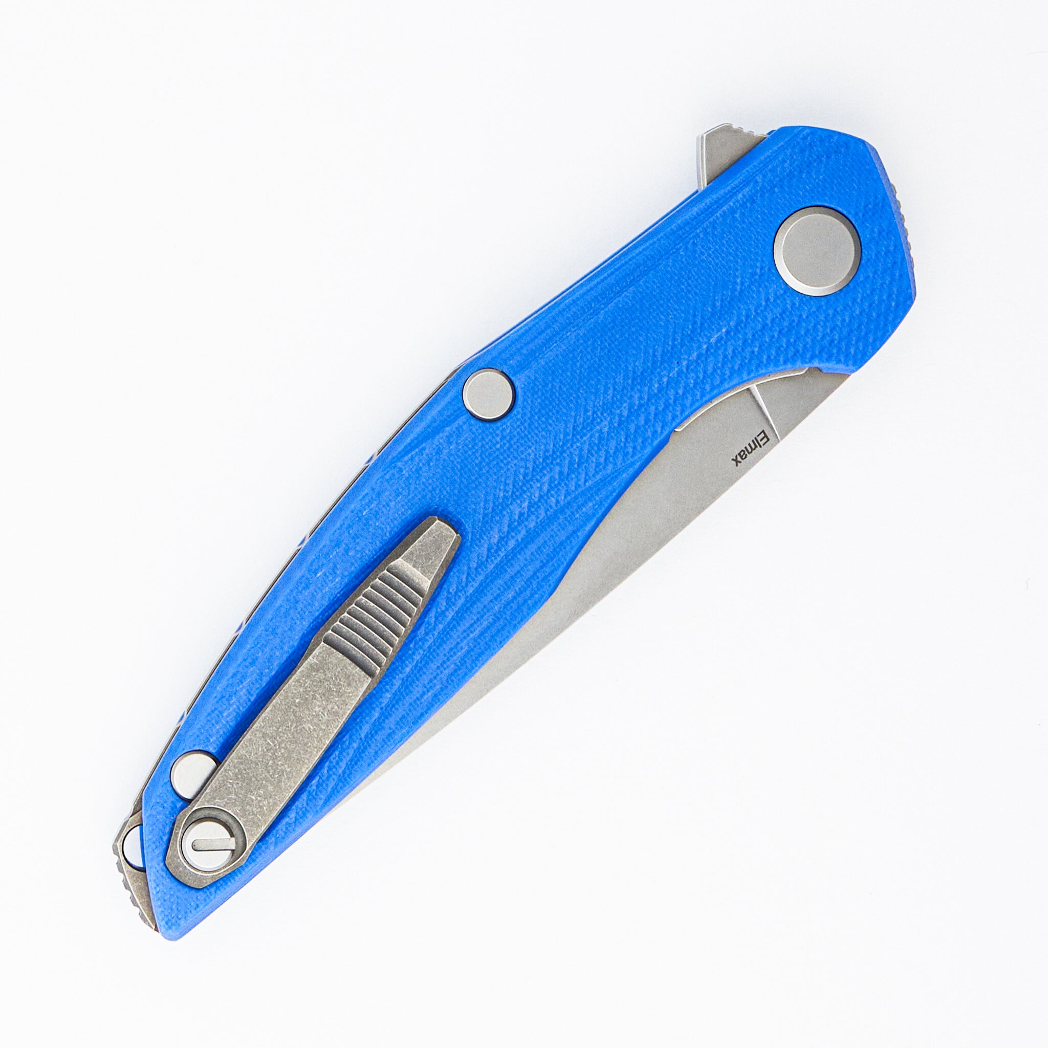 111 - Elmax Blade - Blue G10 Handle - MRBS