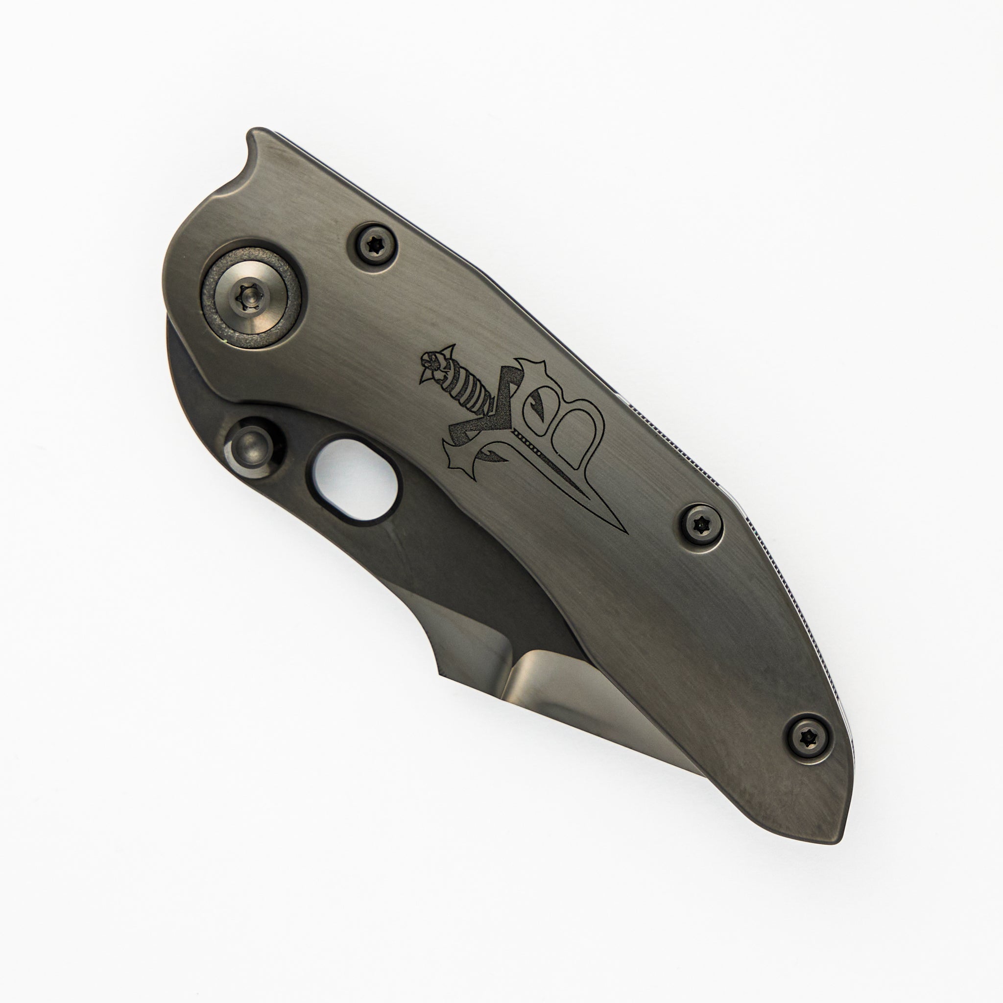 Marfione Custom Knives / Borka Blades Collaboration Dark Side Of The Stitch