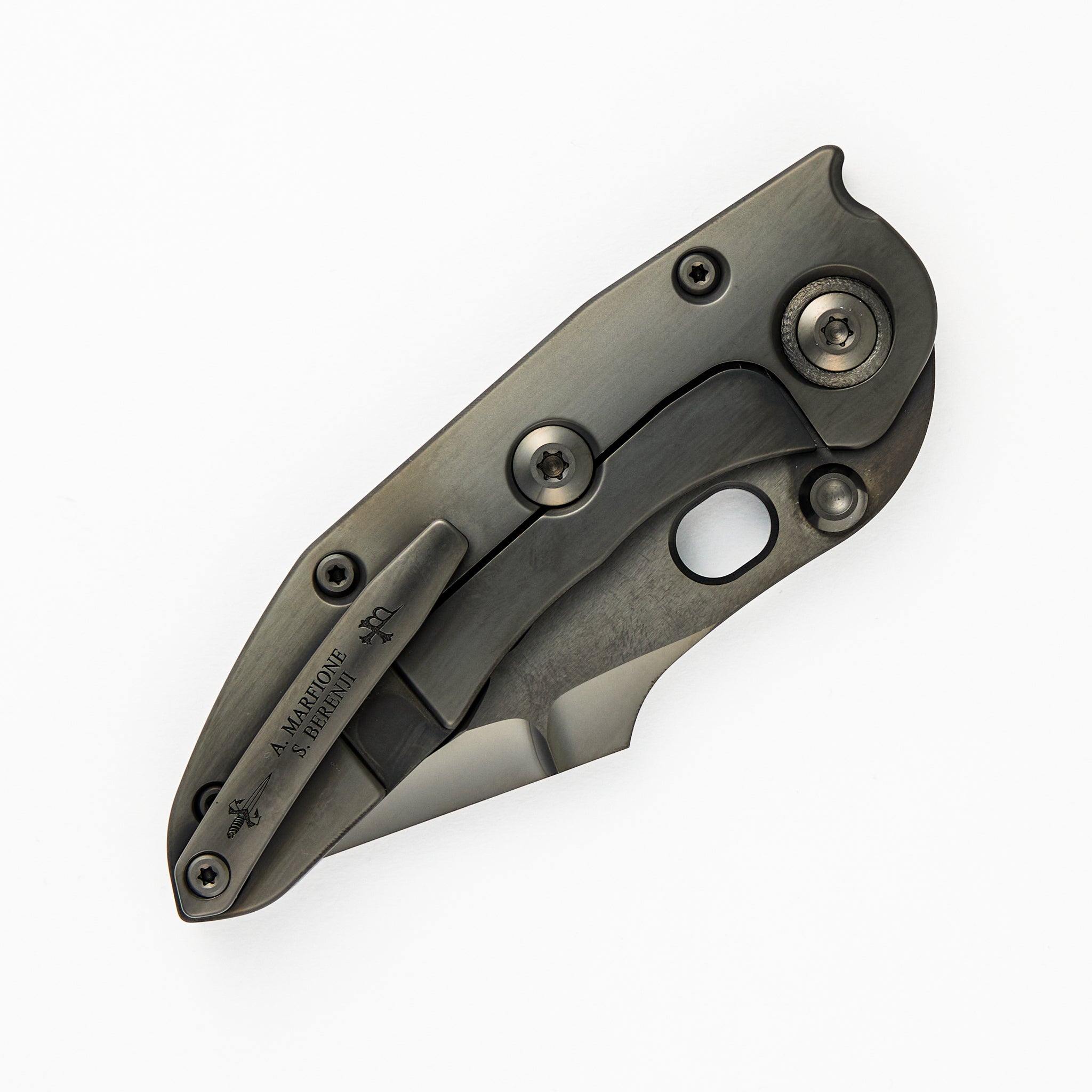 Marfione Custom Knives / Borka Blades Collaboration Dark Side Of The Stitch