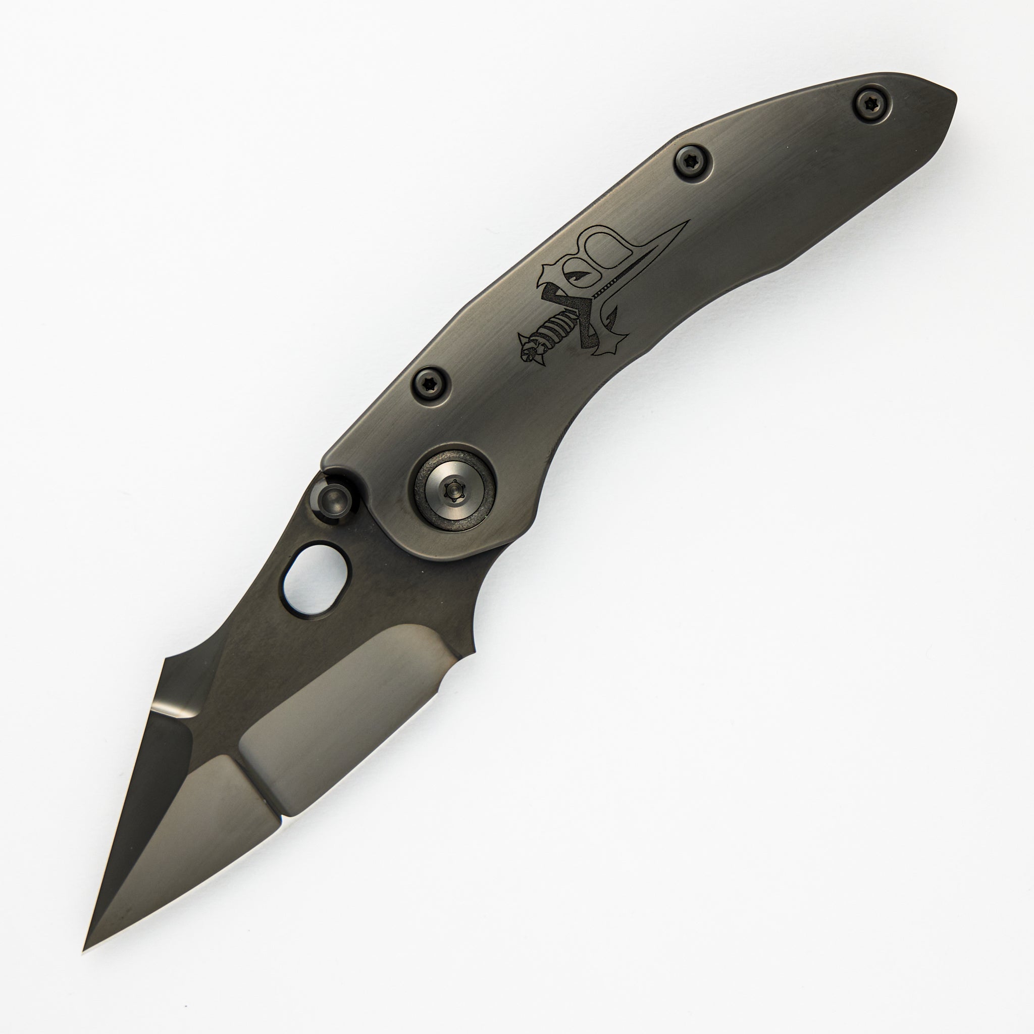 Marfione Custom Knives / Borka Blades Collaboration Dark Side Of The Stitch