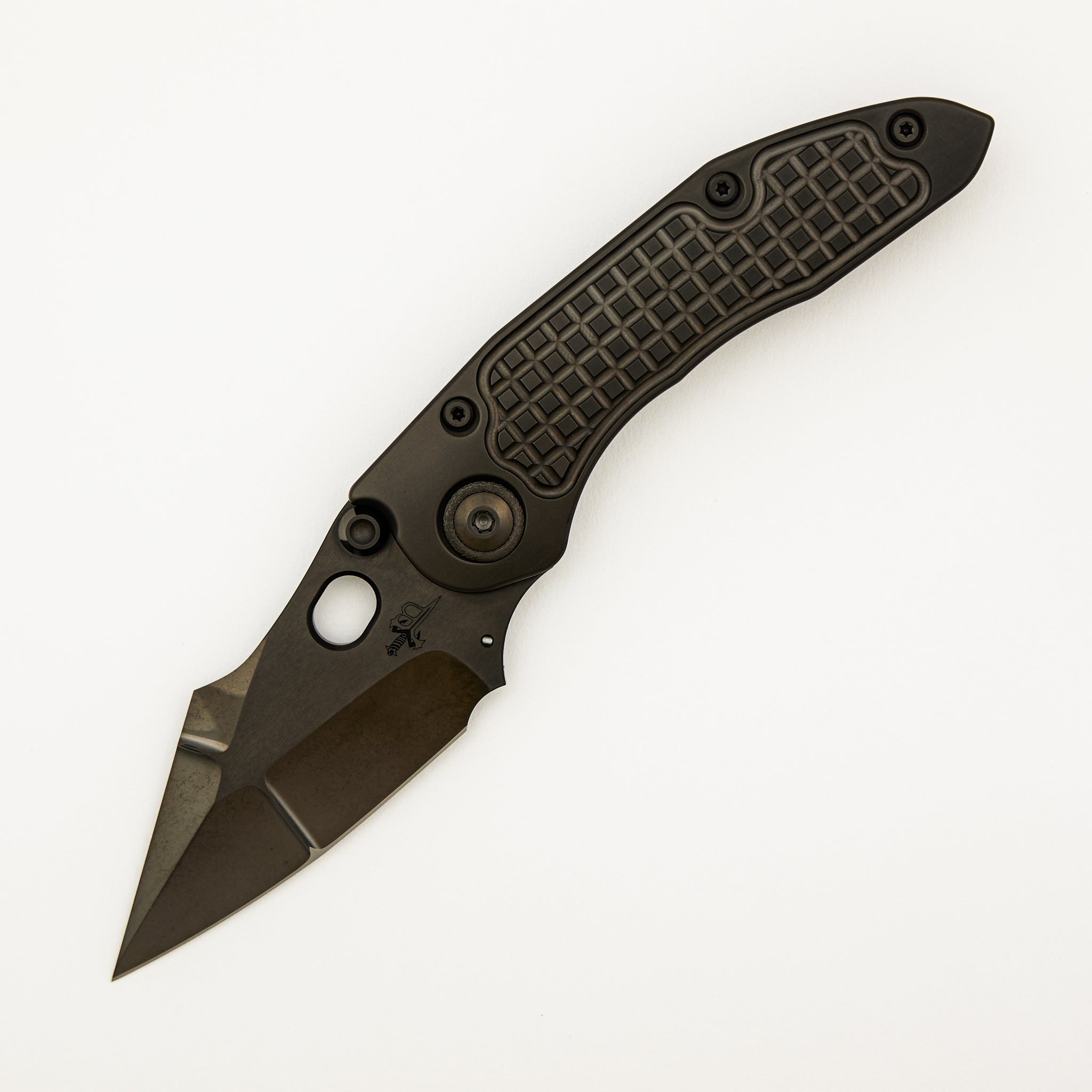 Marfione Custom Knives / Borka Blades Collaboration Blackout Frag Stitch