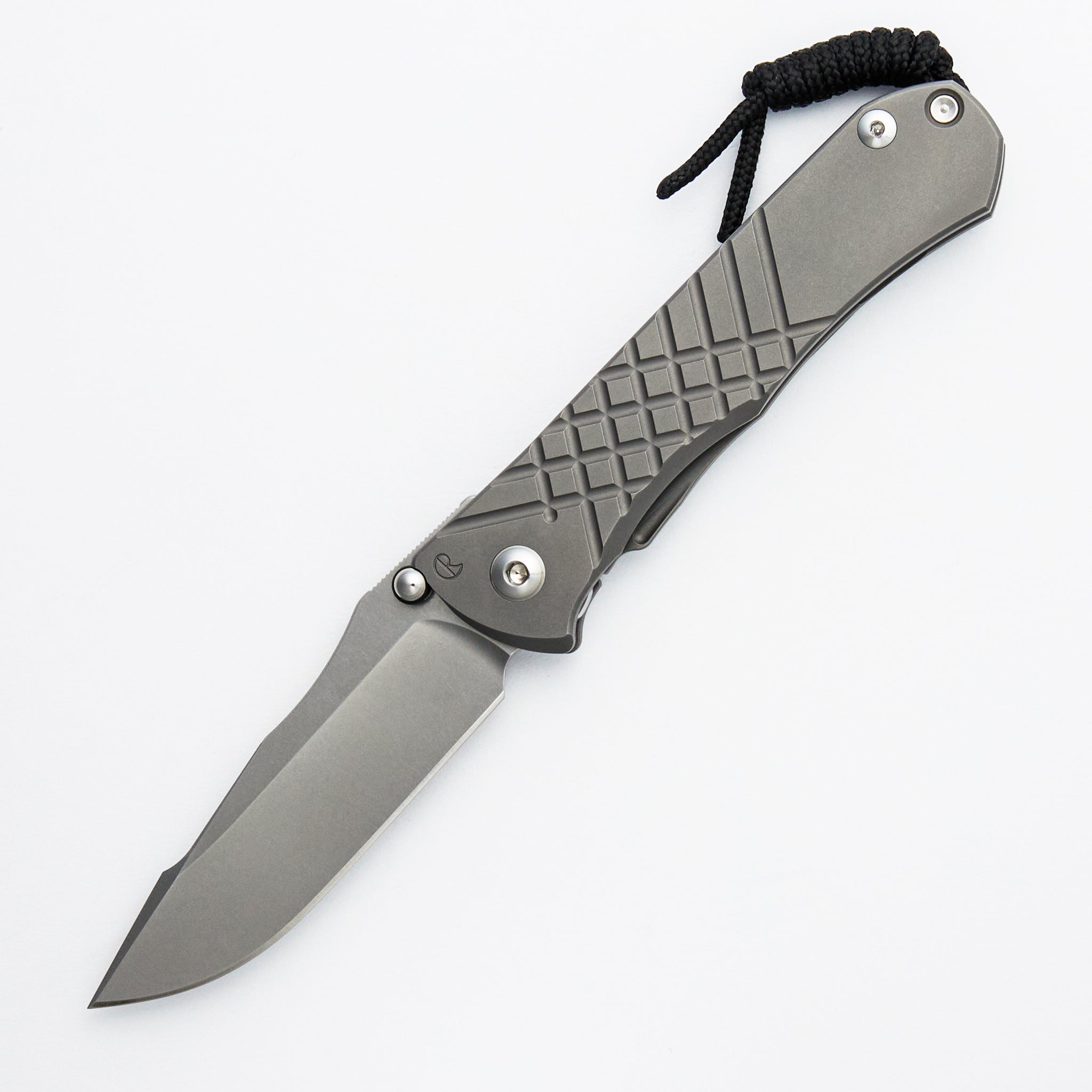 Umnumzaan - Drop Point CPM MagnaCut Blade - Glass Blasted - Titanium Handle
